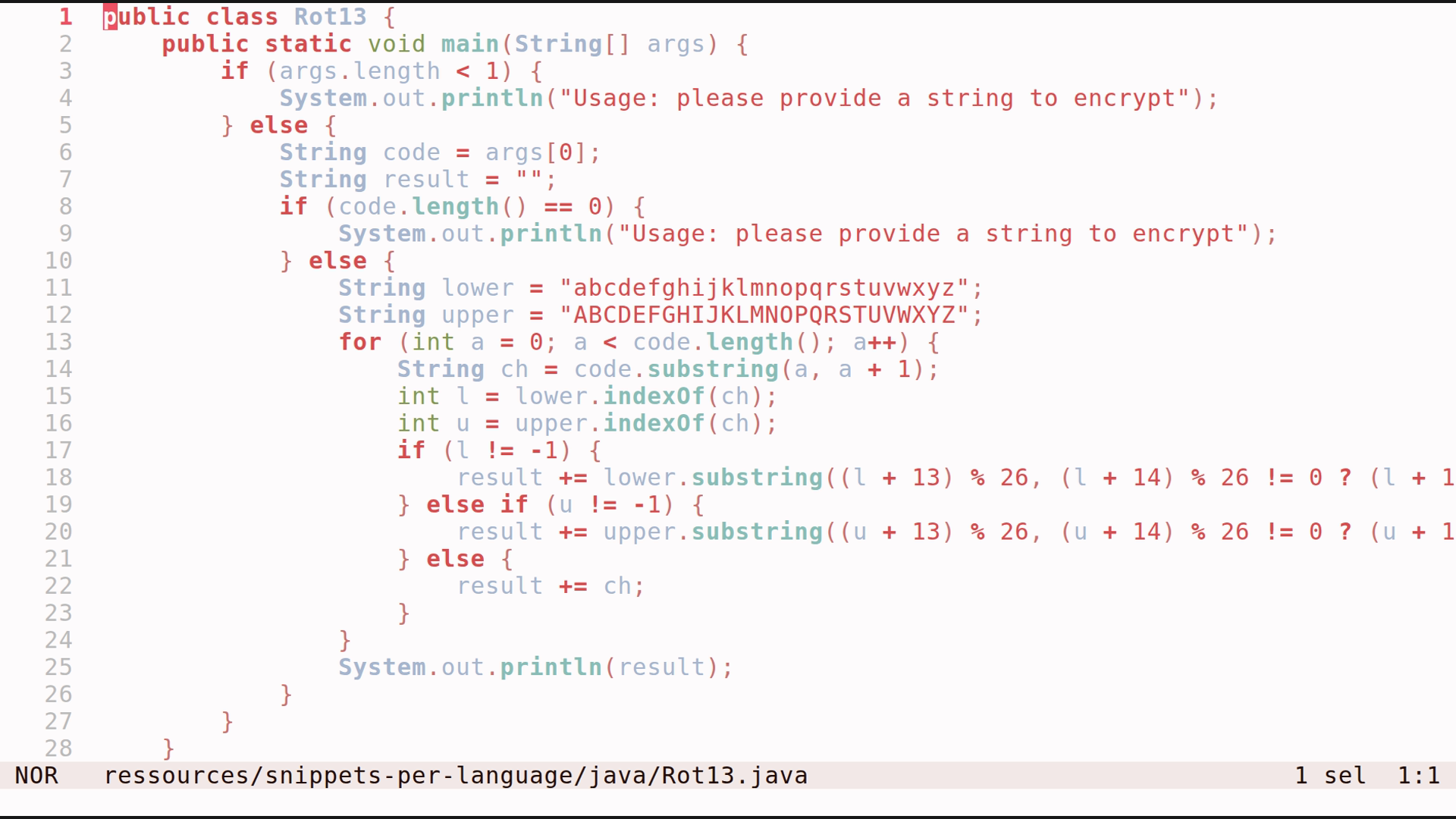 Rot13.java 