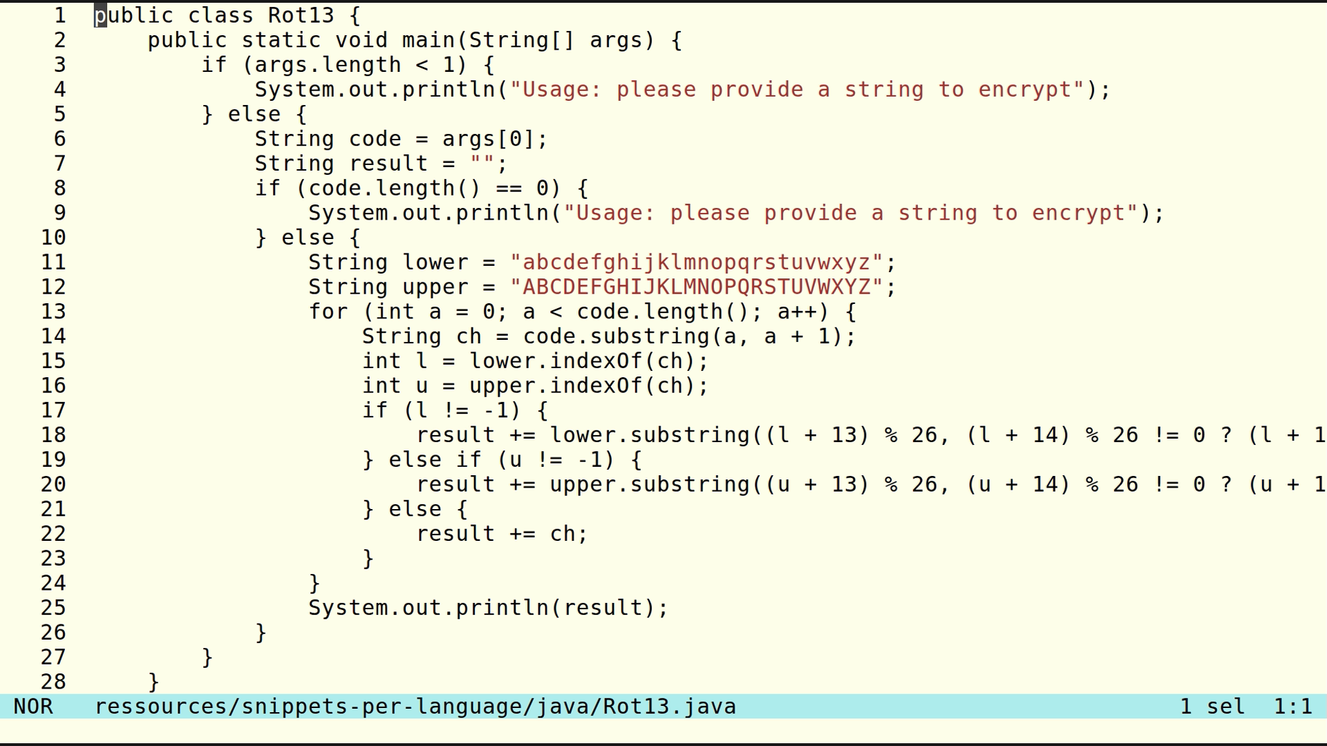 Rot13.java 
