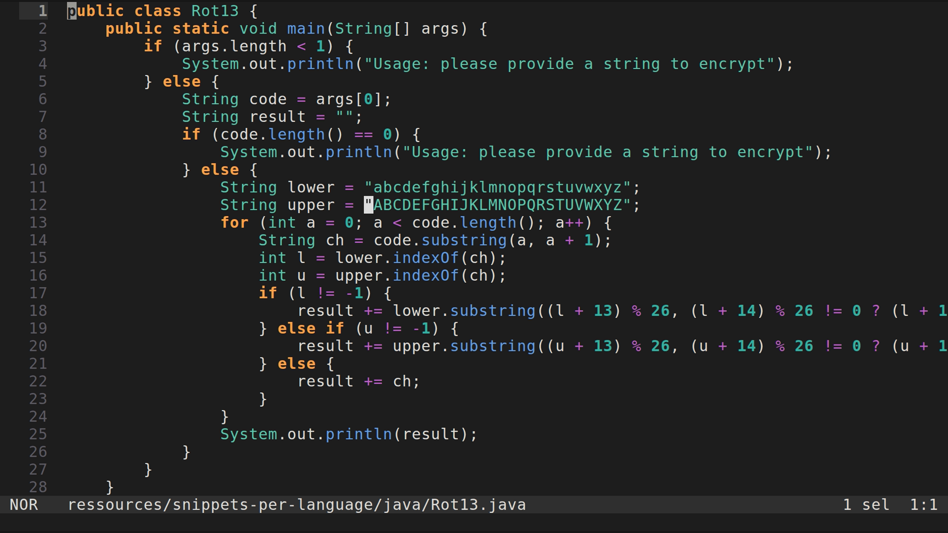 Rot13.java 