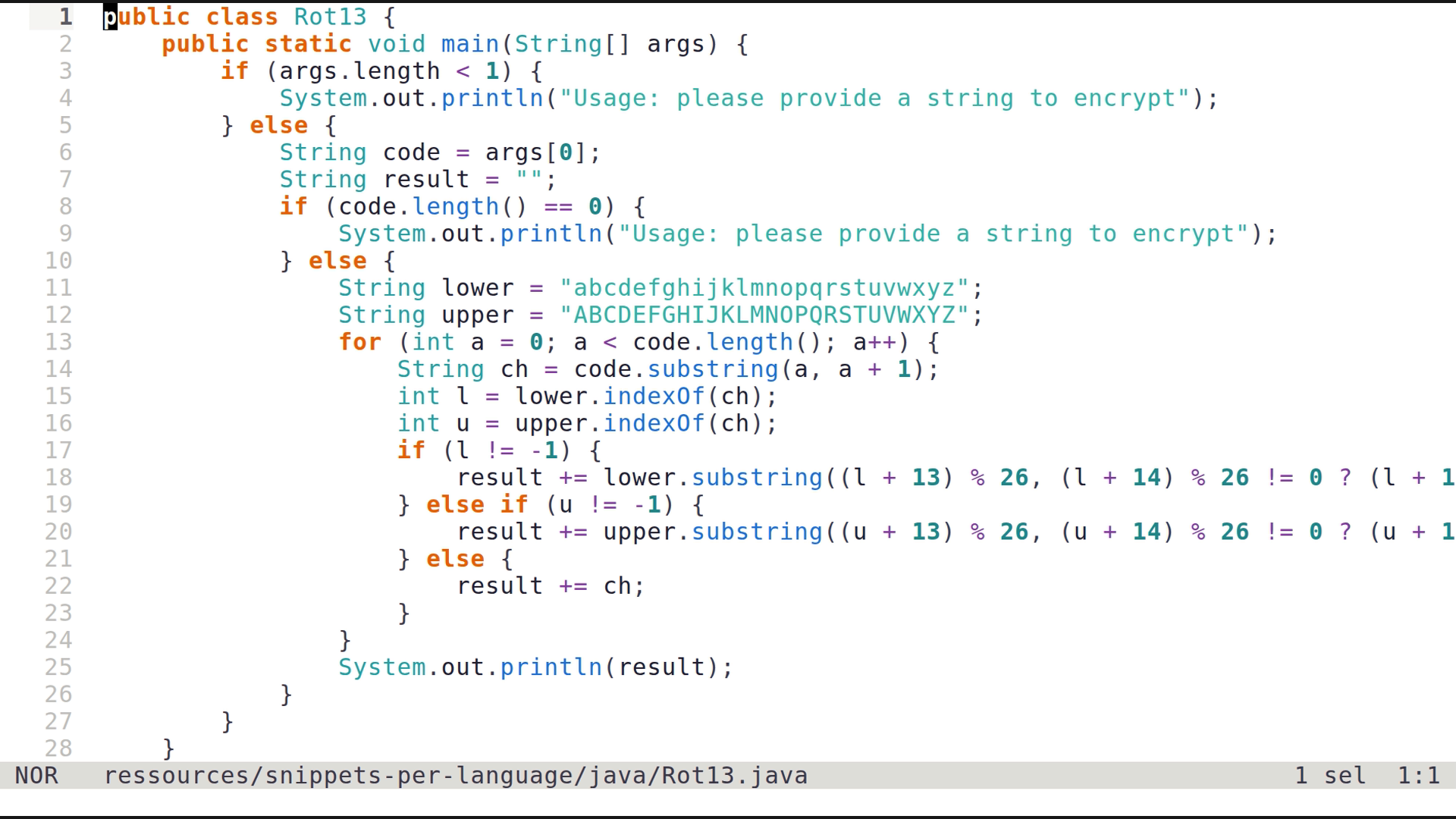 Rot13.java 
