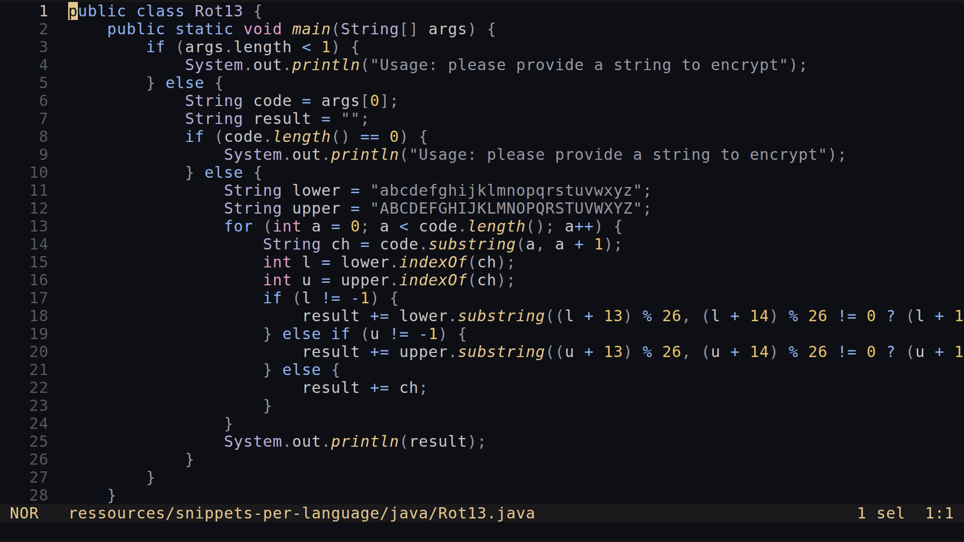 Rot13.java 