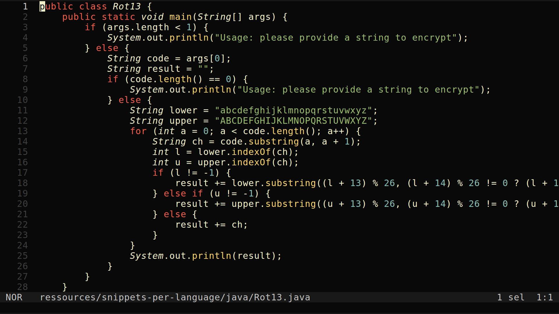 Rot13.java 