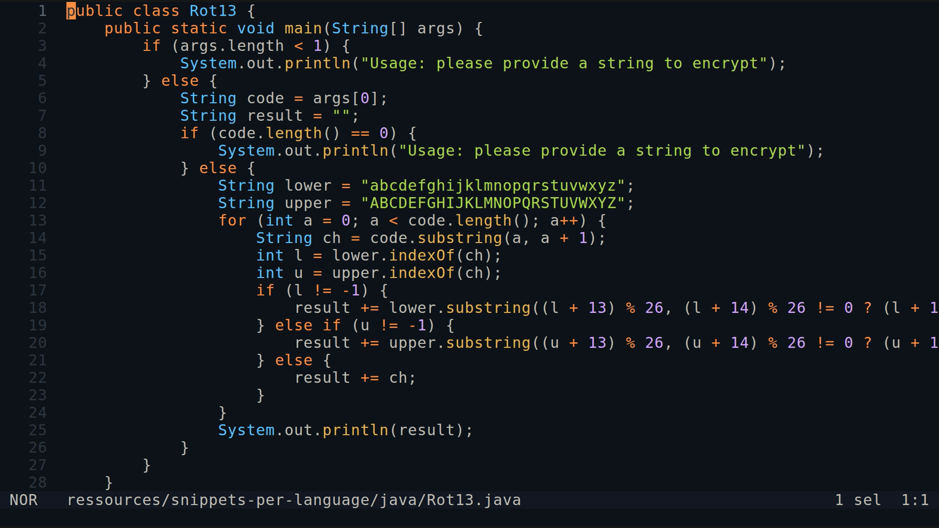 Rot13.java 