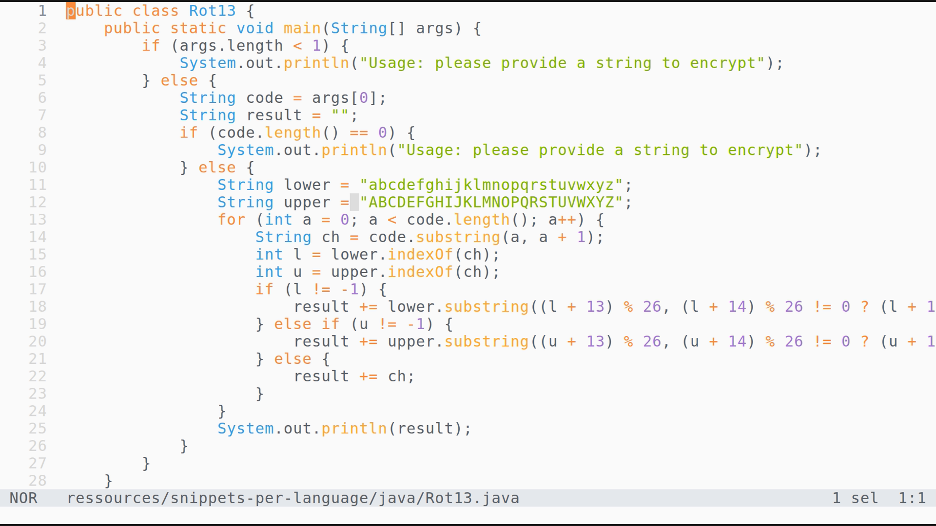Rot13.java 