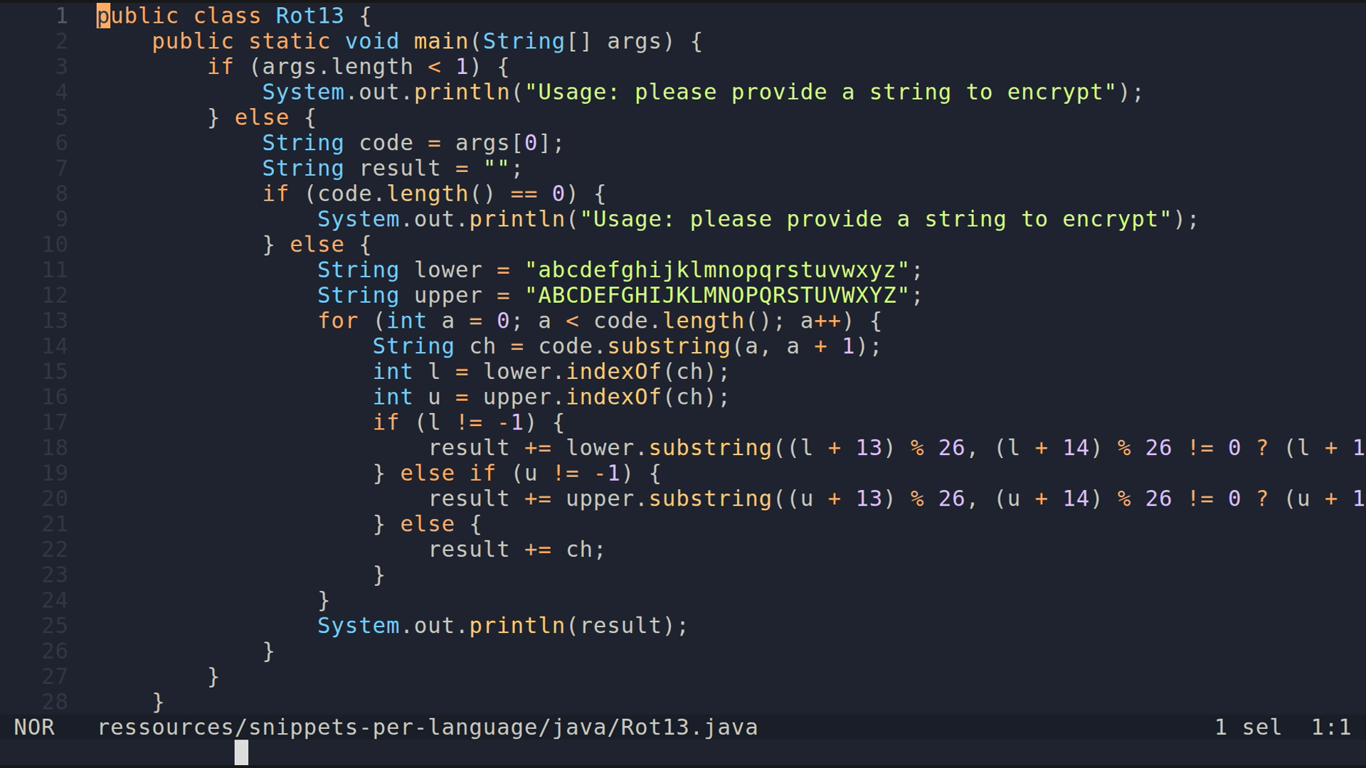 Rot13.java 