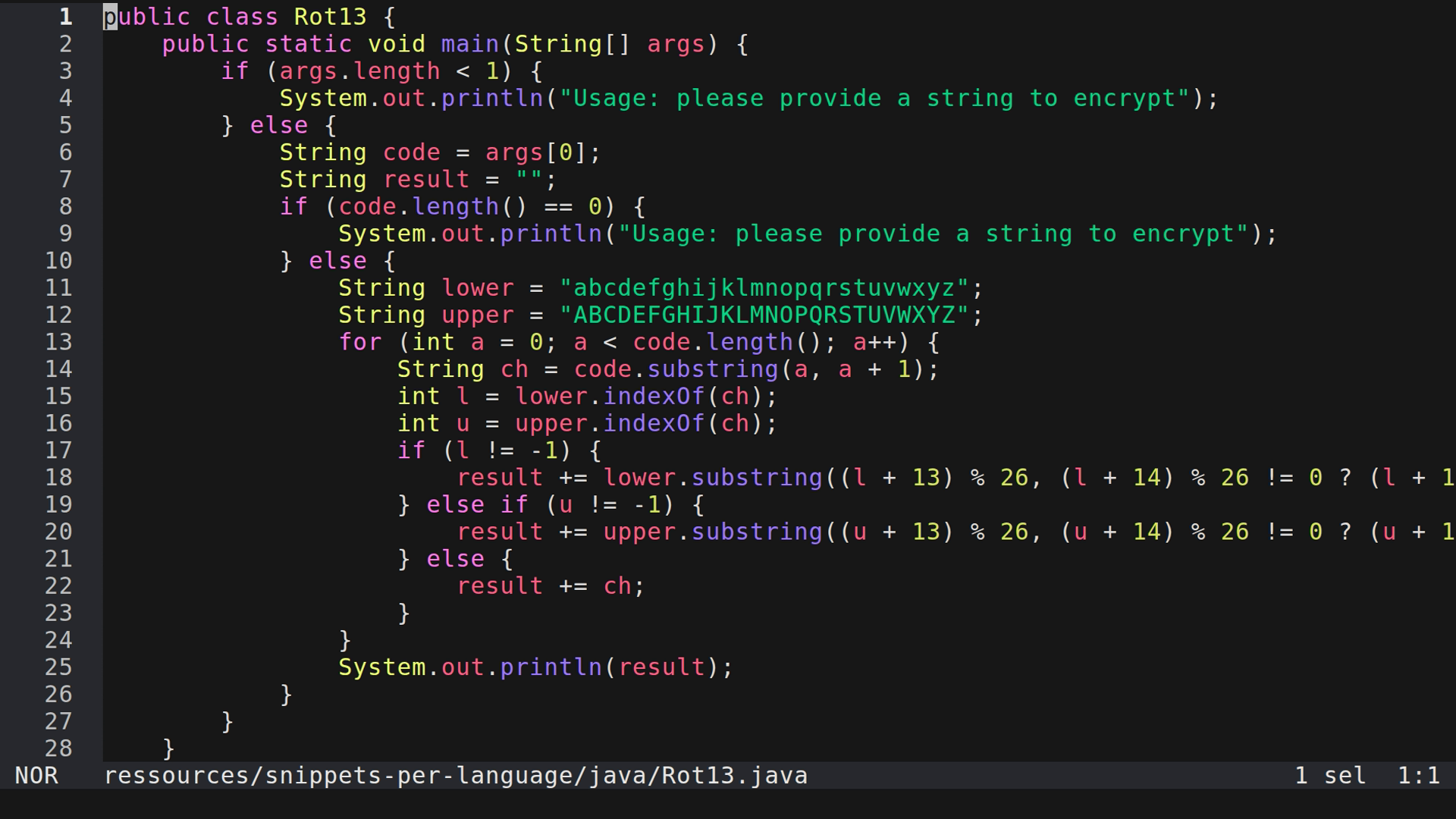 Rot13.java 