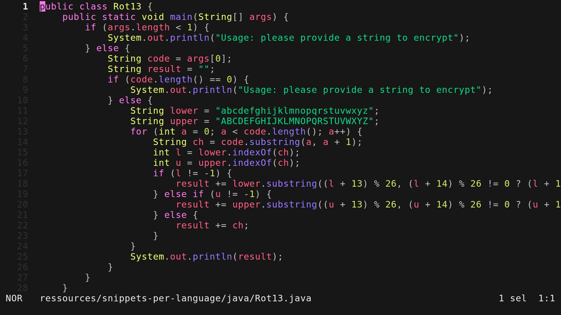 Rot13.java 