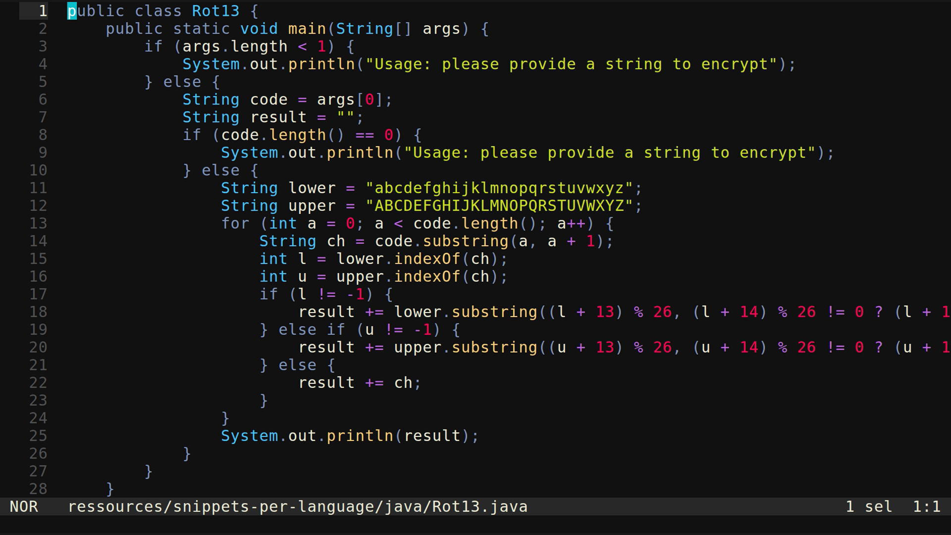 Rot13.java 