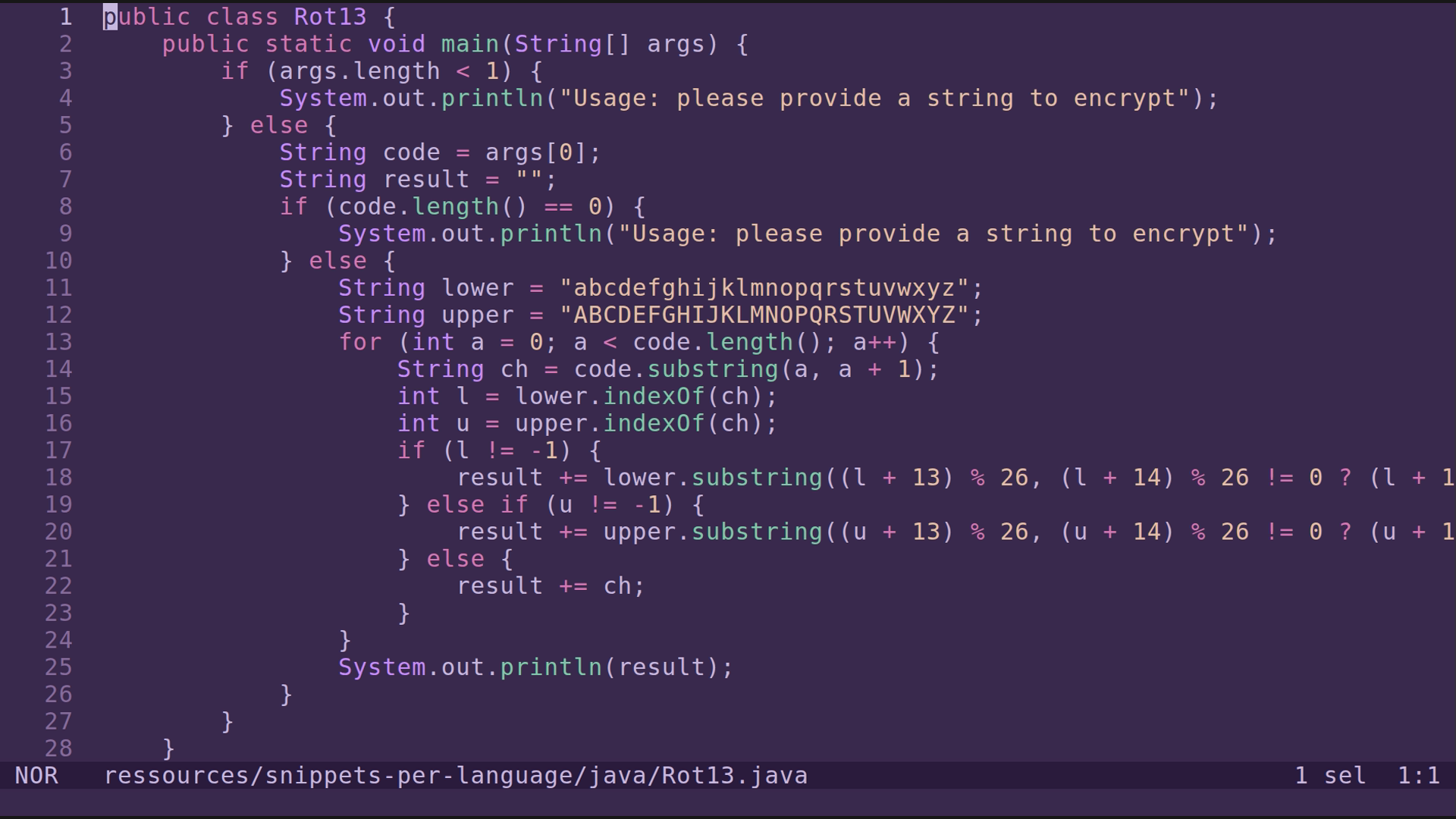 Rot13.java 