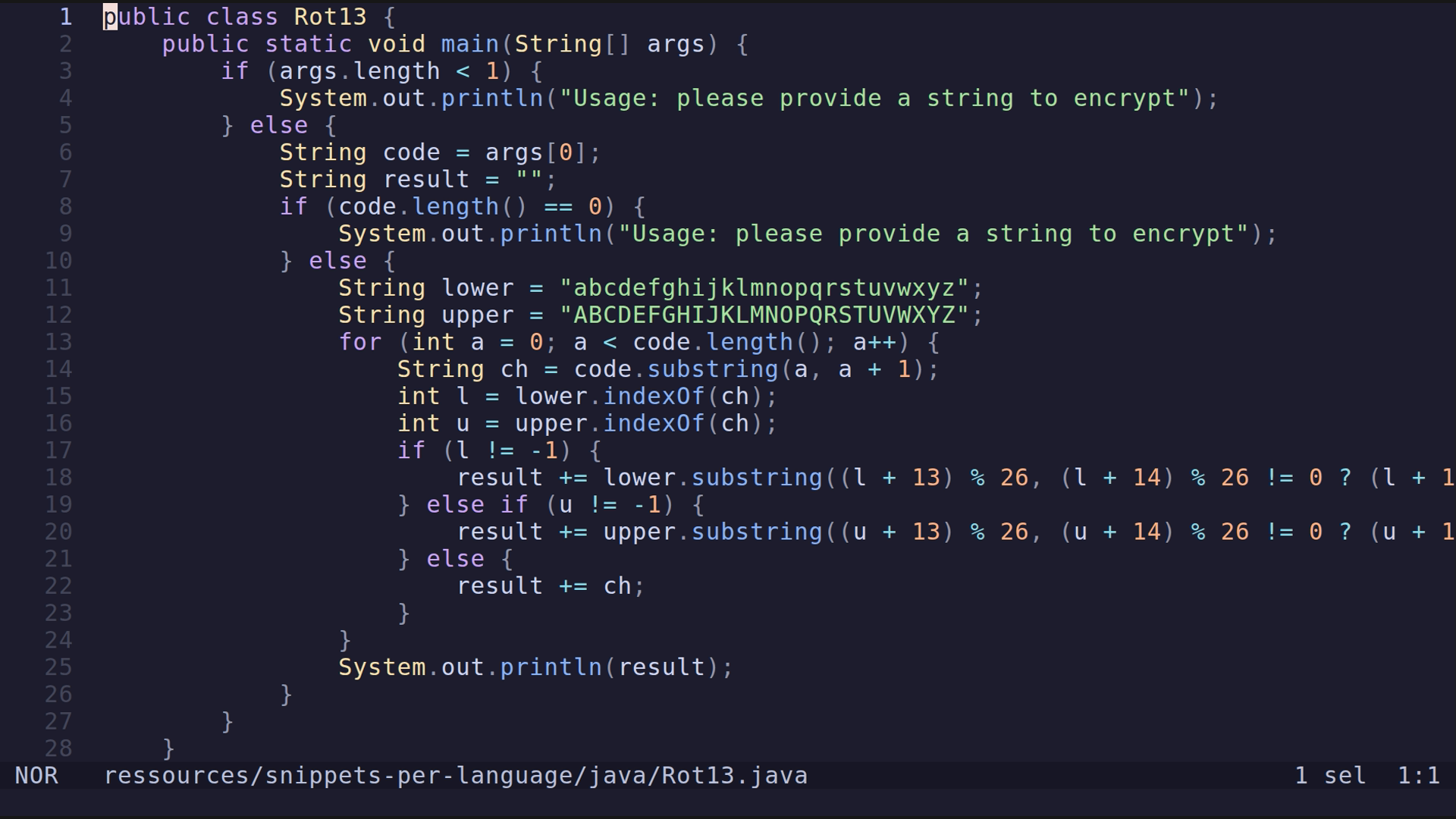 Rot13.java 