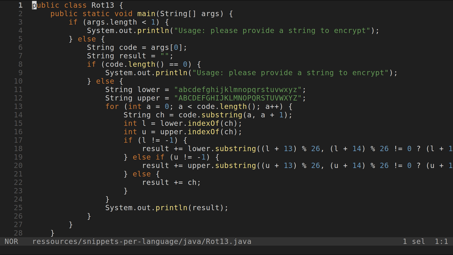 Rot13.java 