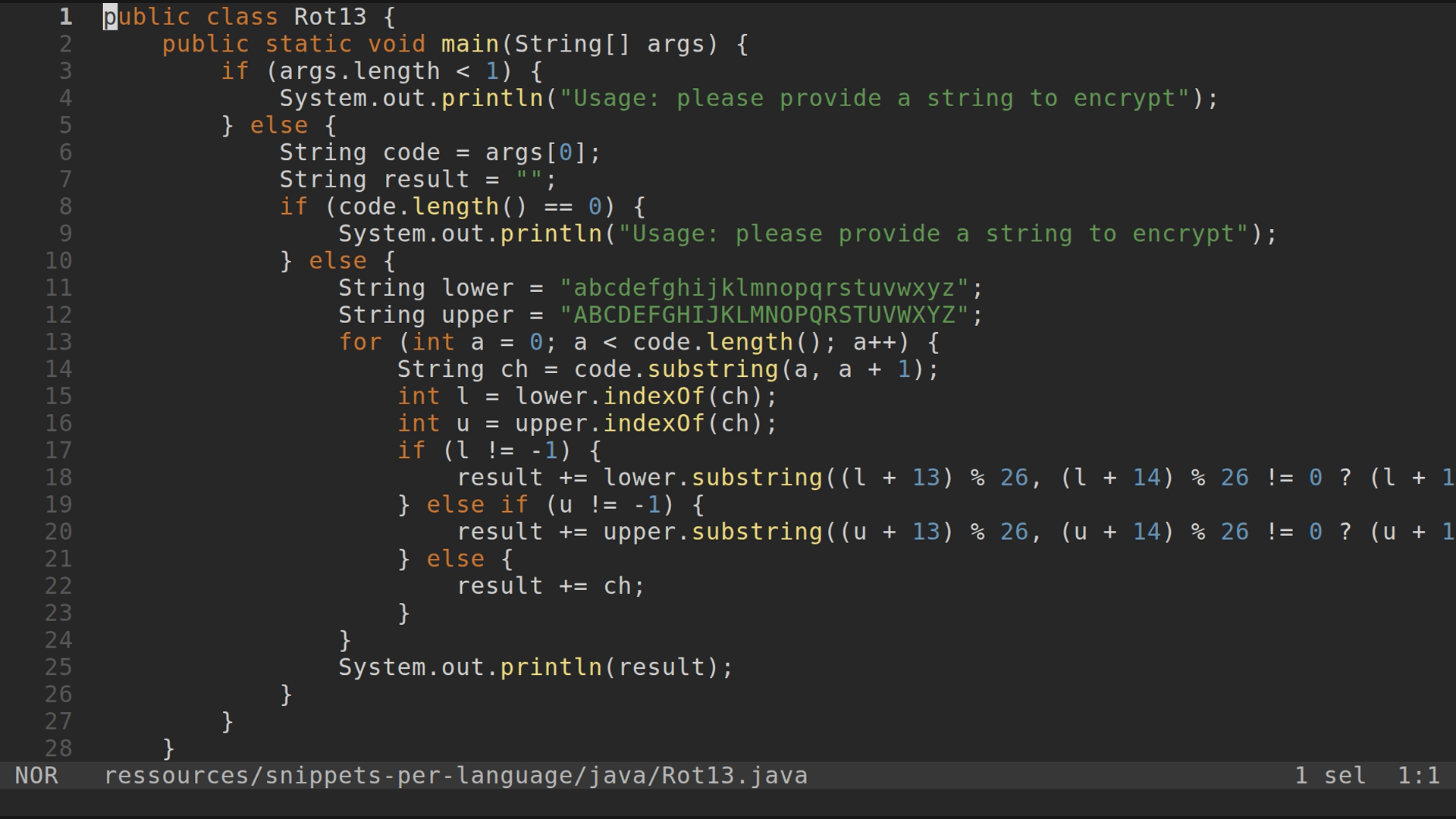 Rot13.java 