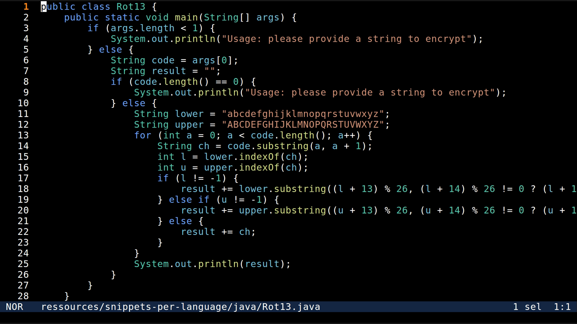 Rot13.java 
