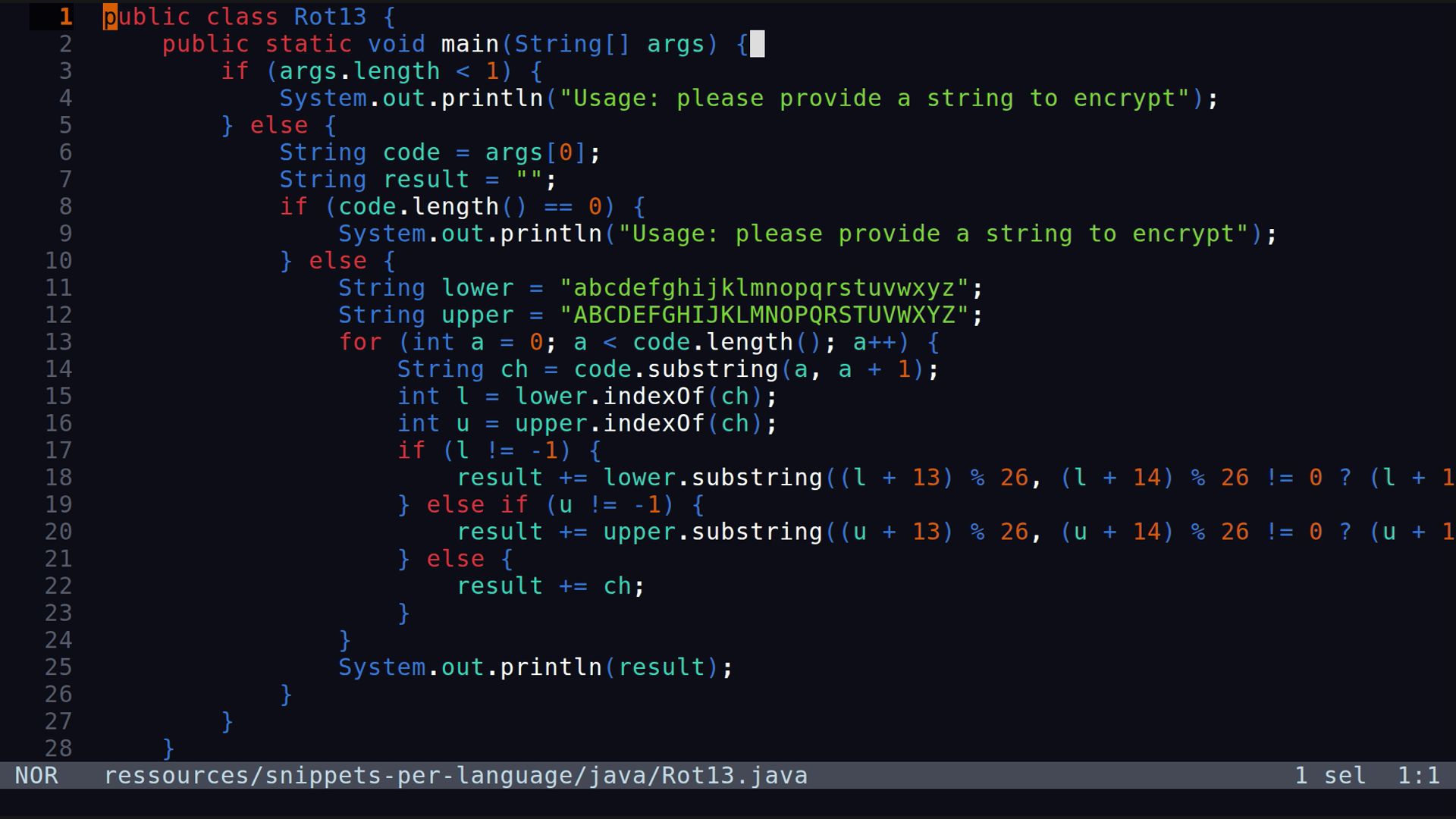 Rot13.java 