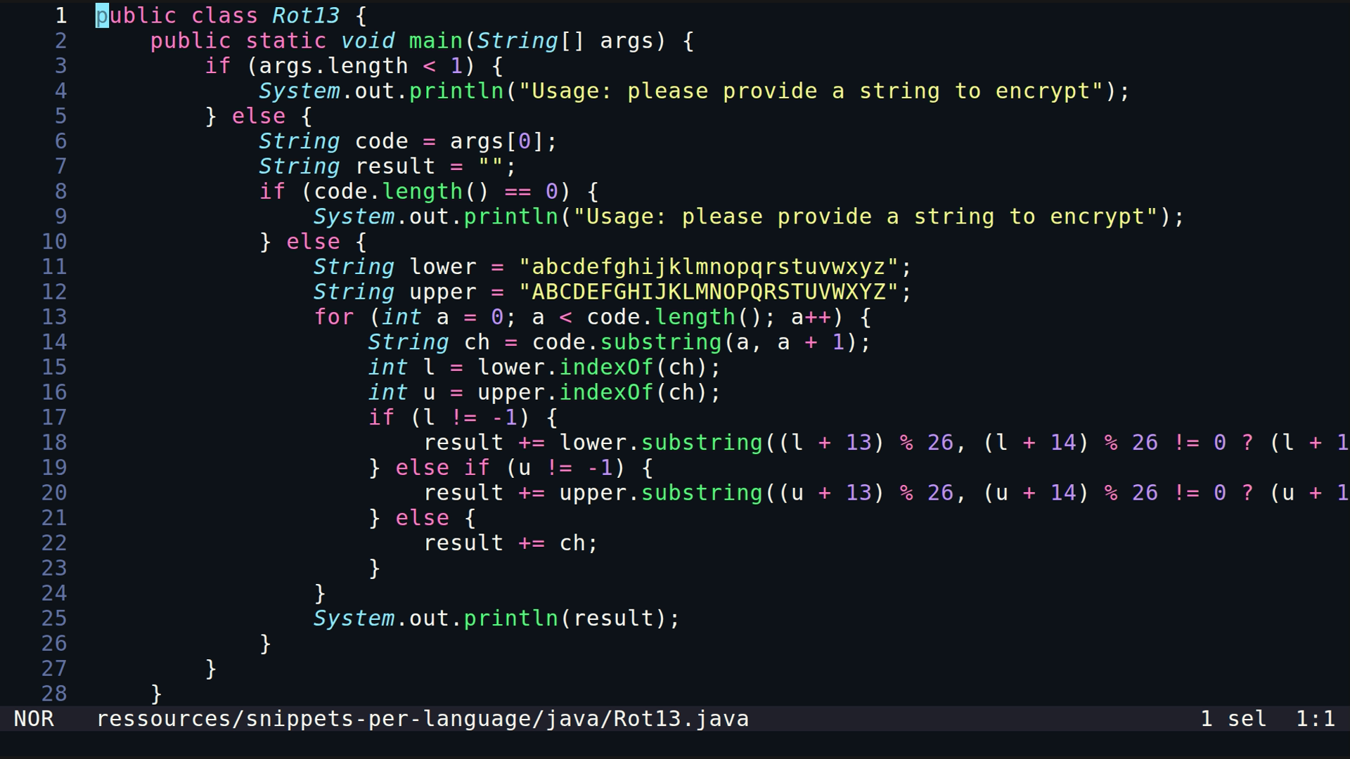 Rot13.java 