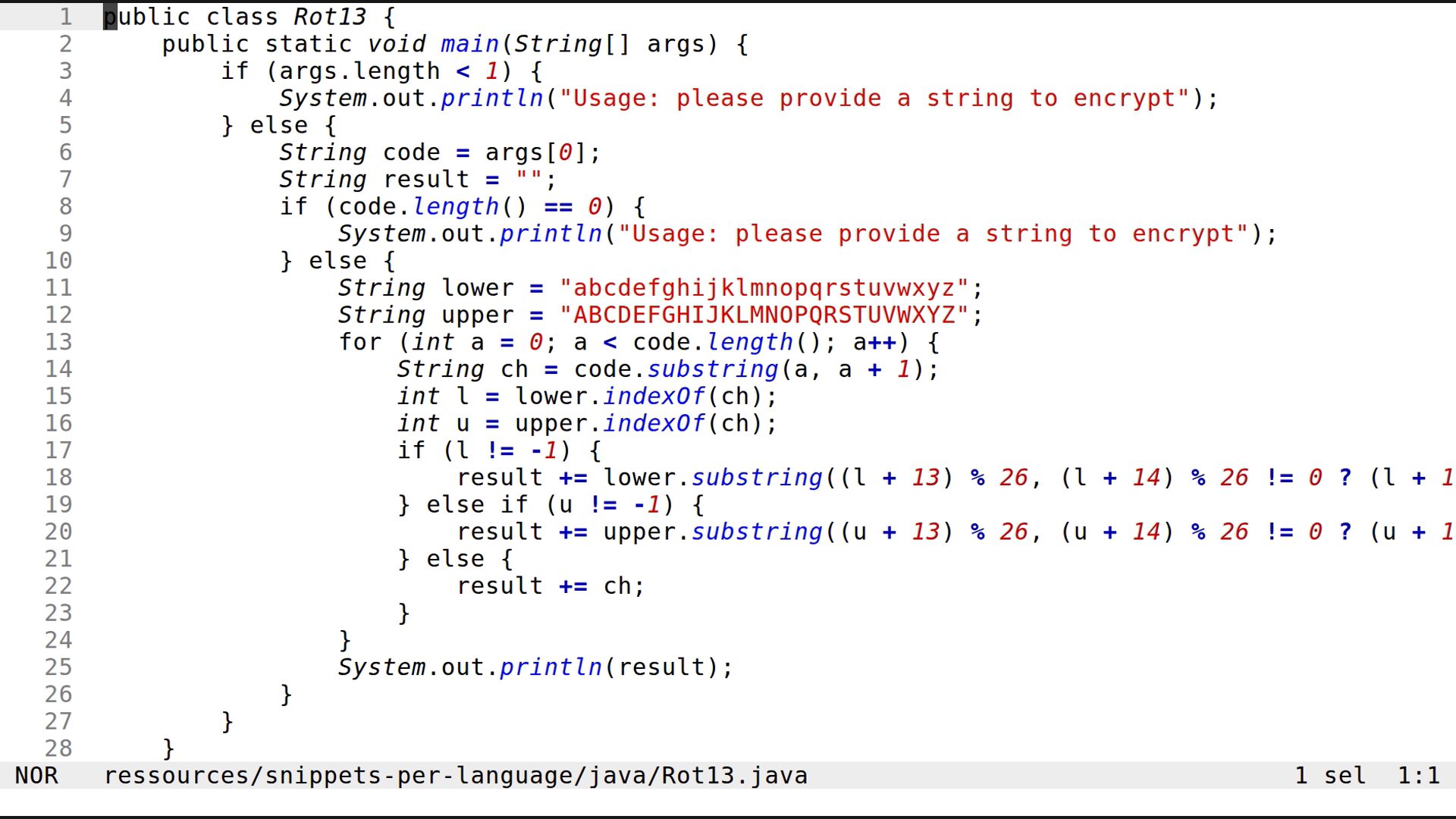 Rot13.java 