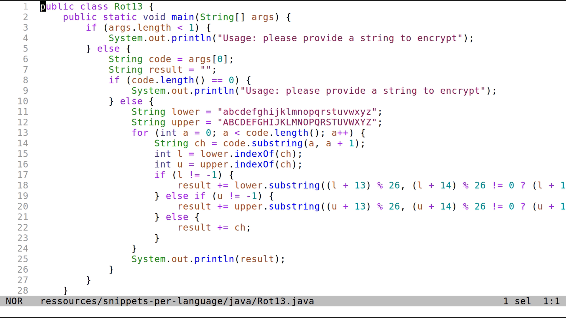 Rot13.java 