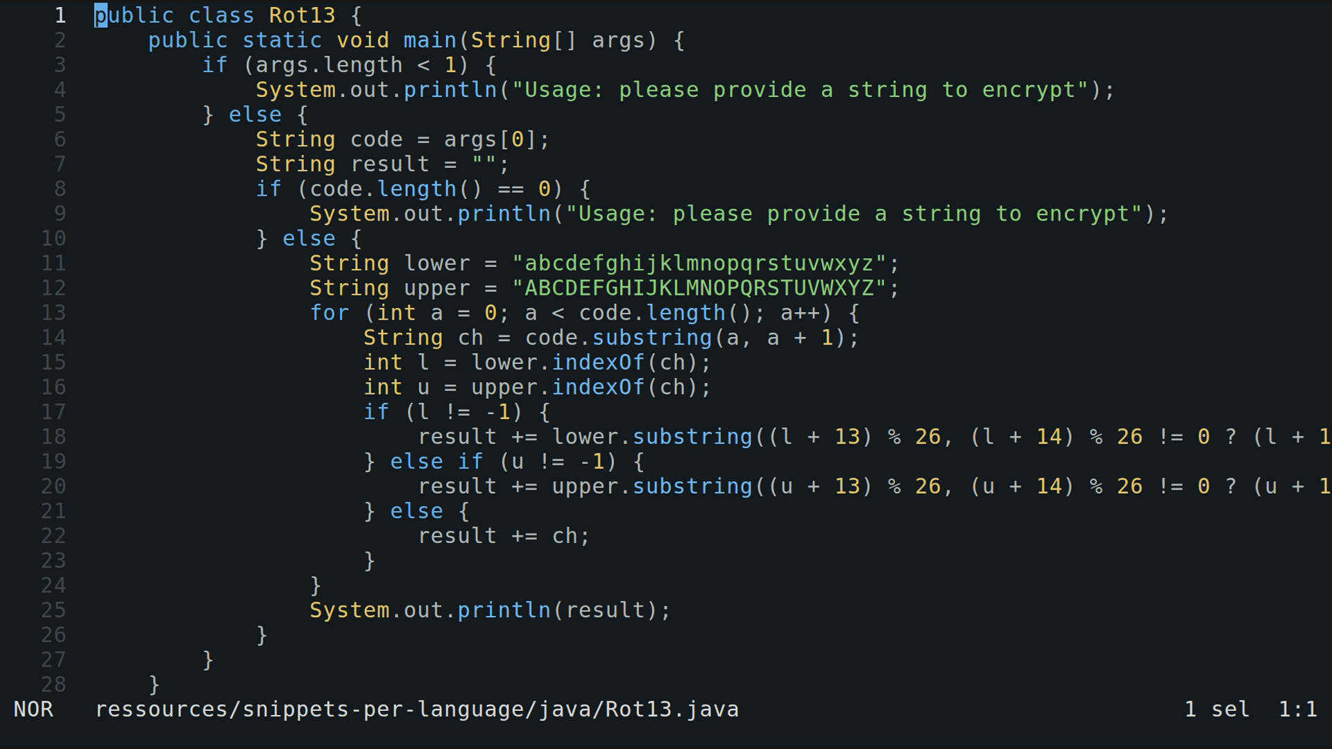 Rot13.java 