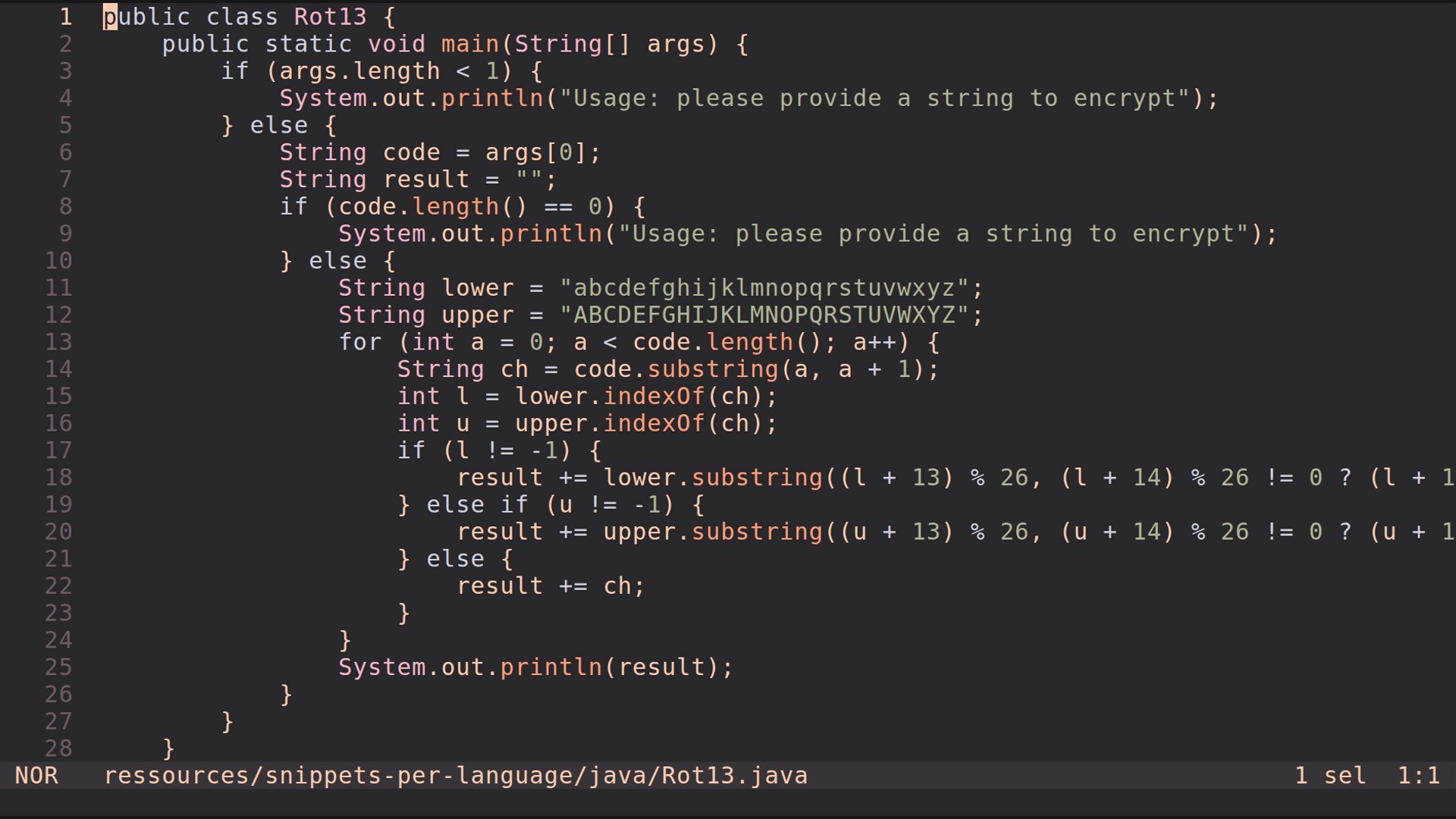 Rot13.java 