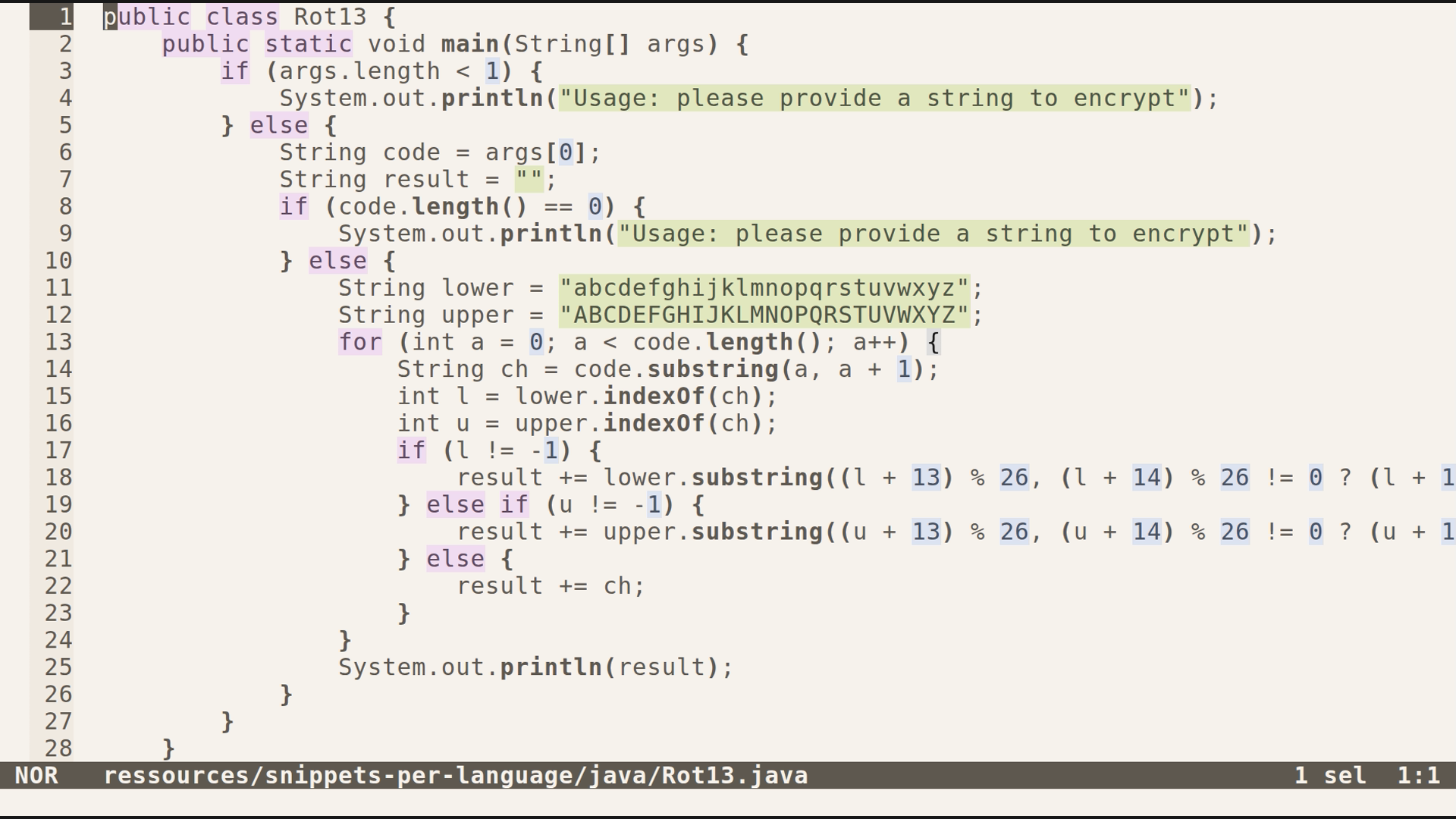 Rot13.java 