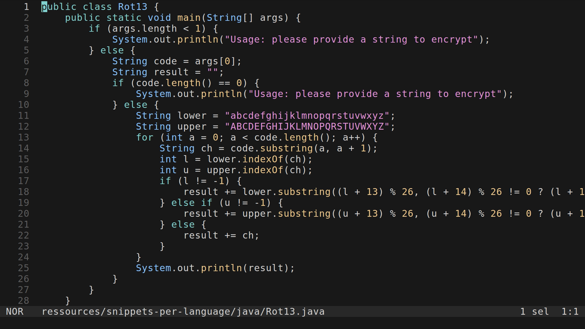 Rot13.java 