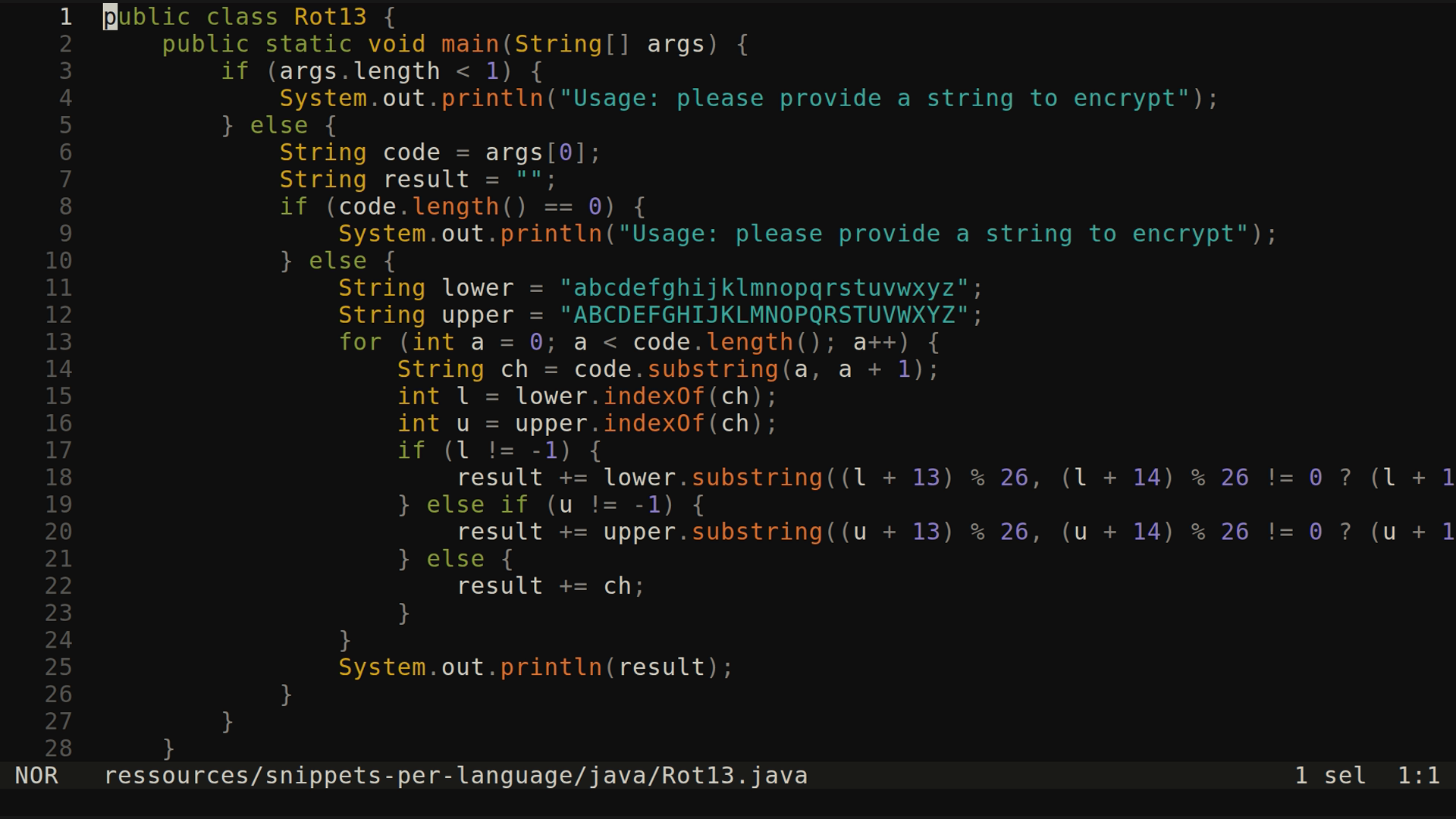 Rot13.java 