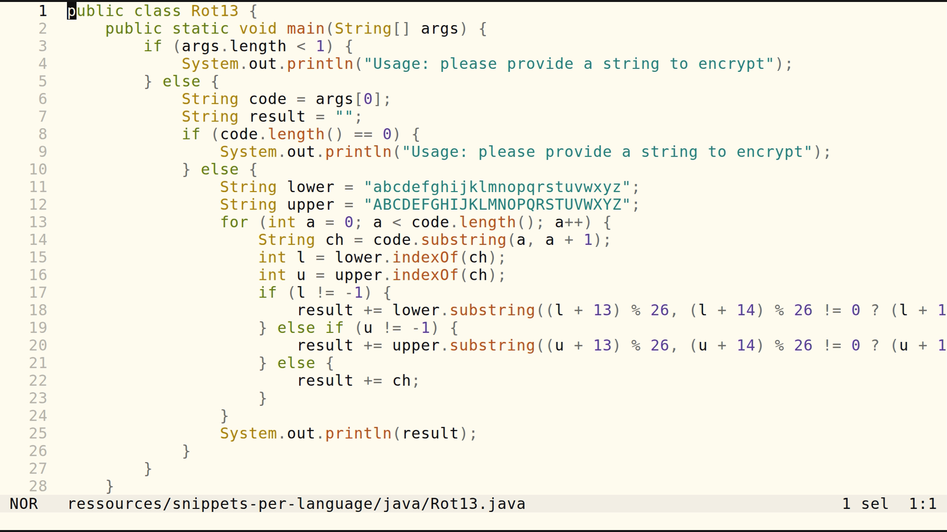 Rot13.java 