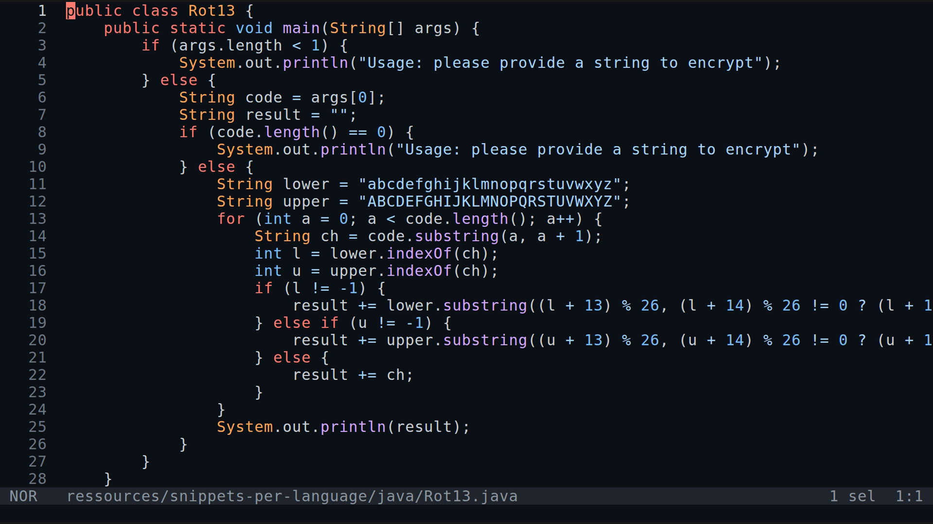 Rot13.java 