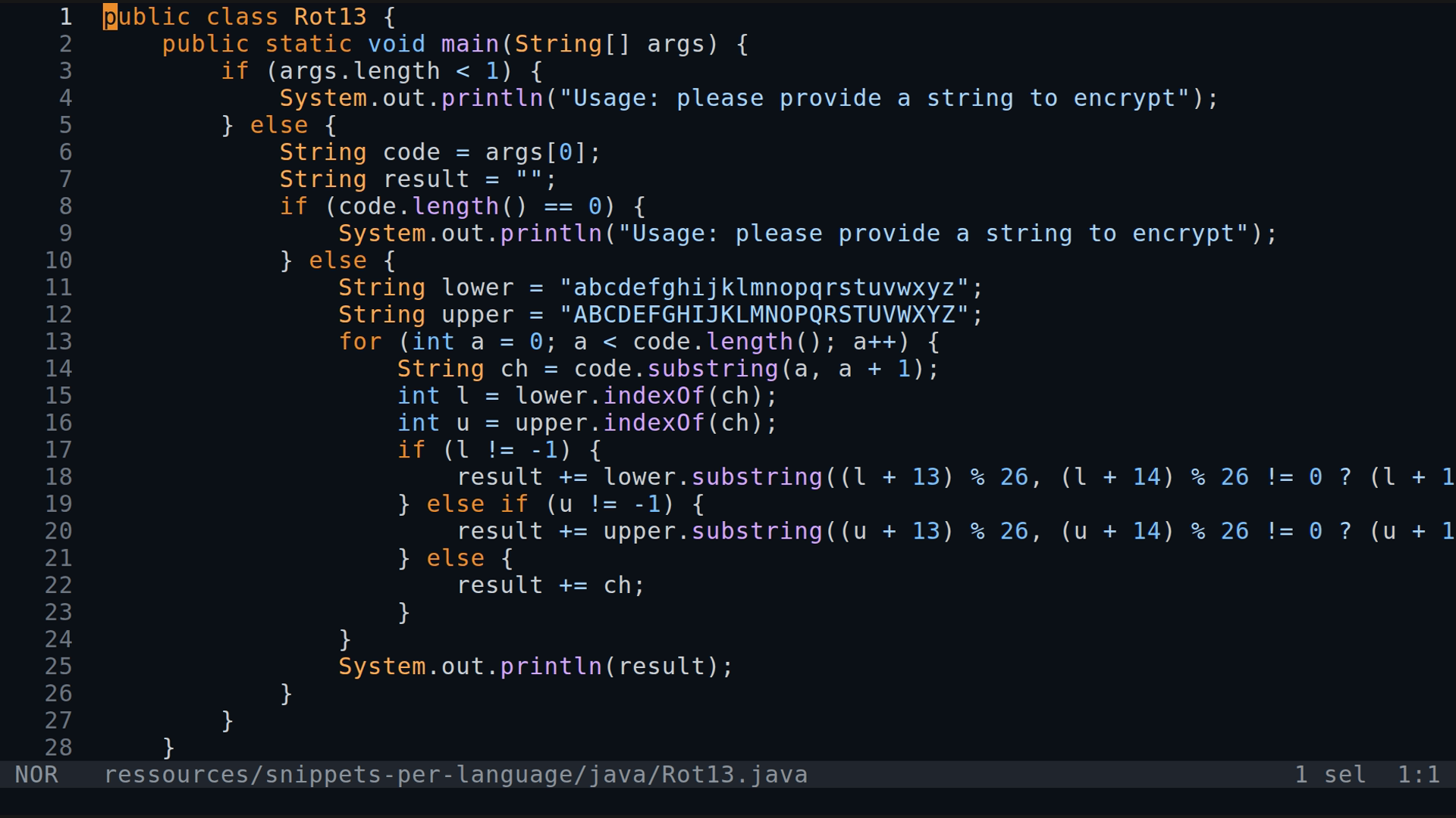 Rot13.java 
