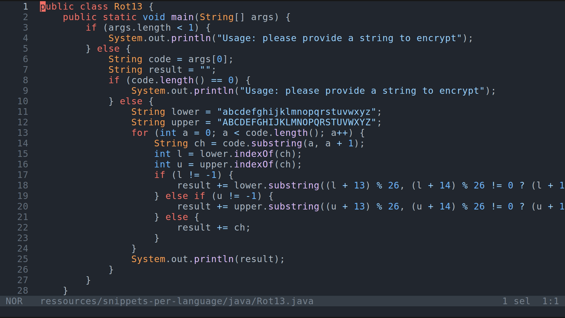 Rot13.java 