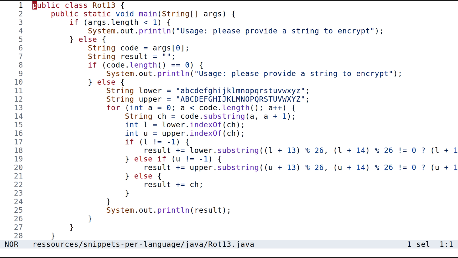 Rot13.java 