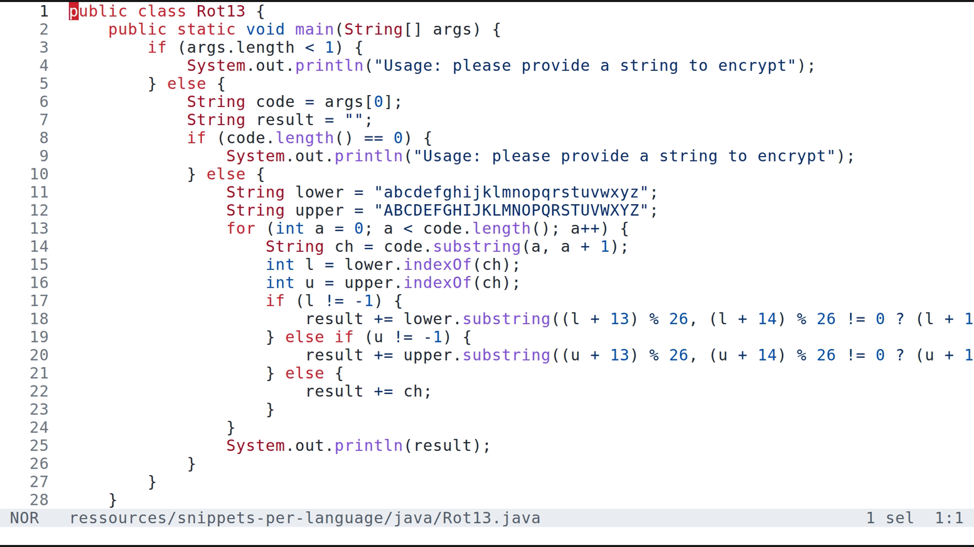 Rot13.java 