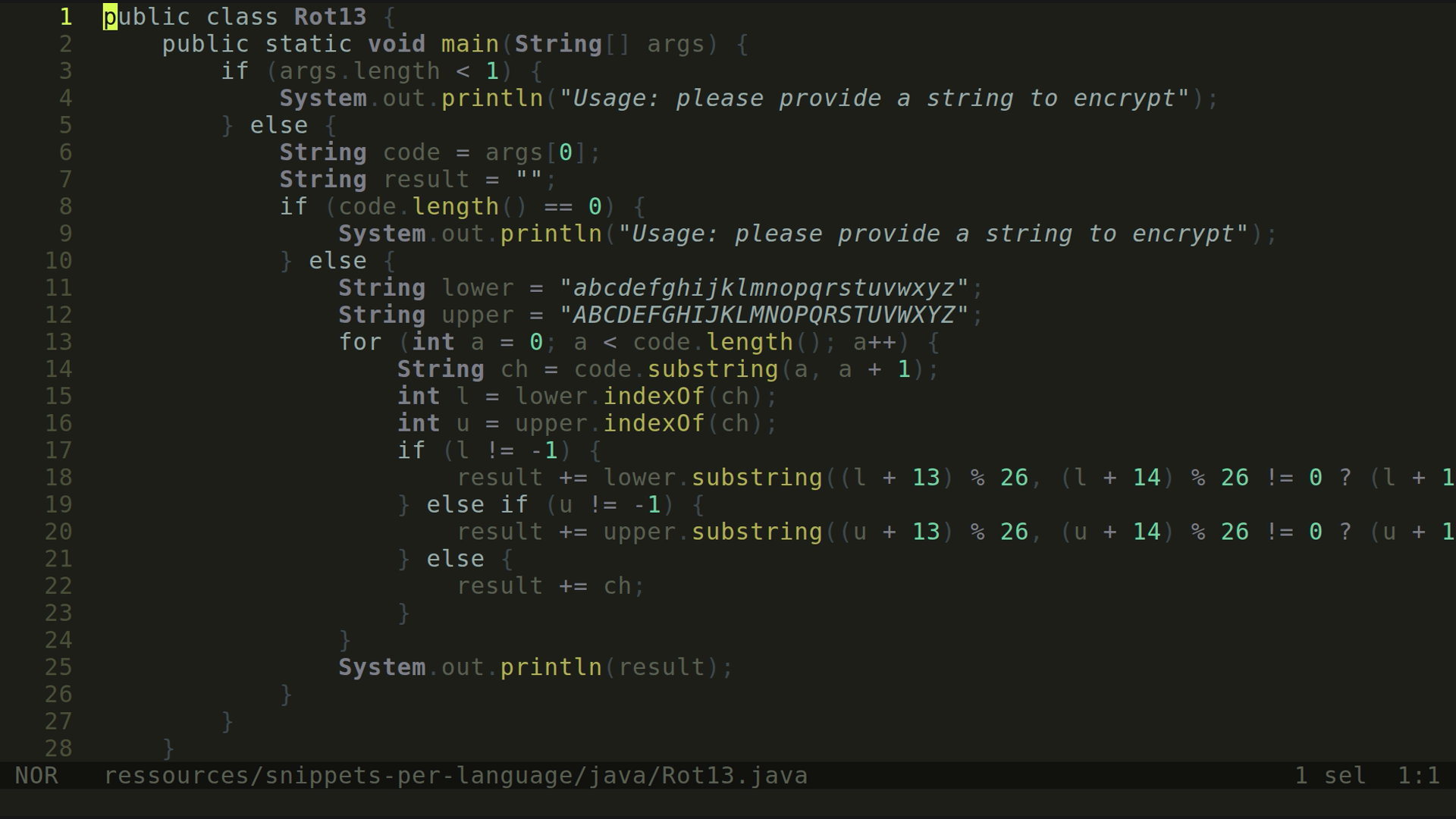 Rot13.java 