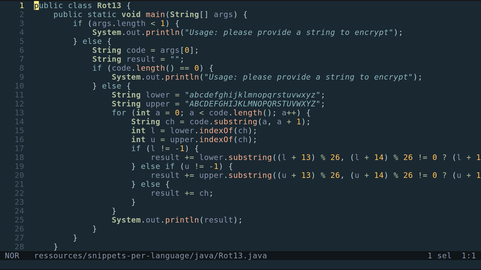 Rot13.java 