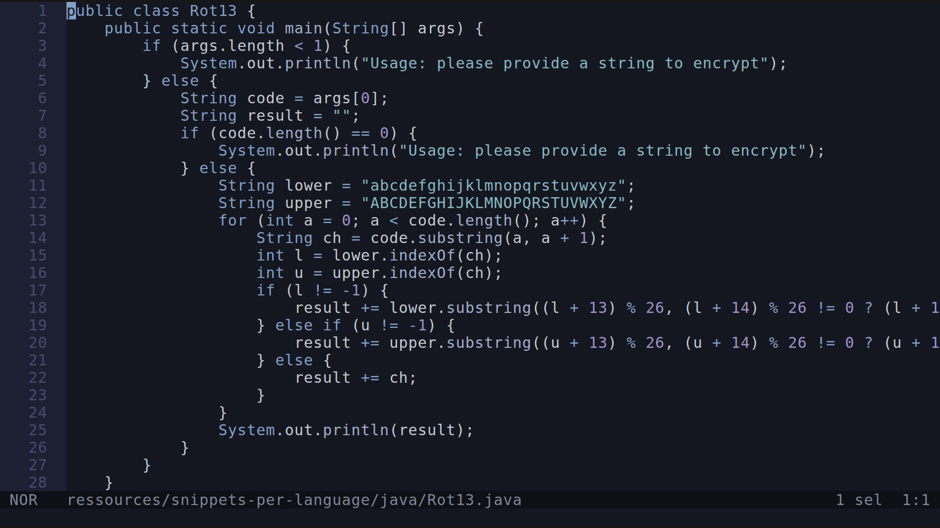 Rot13.java 