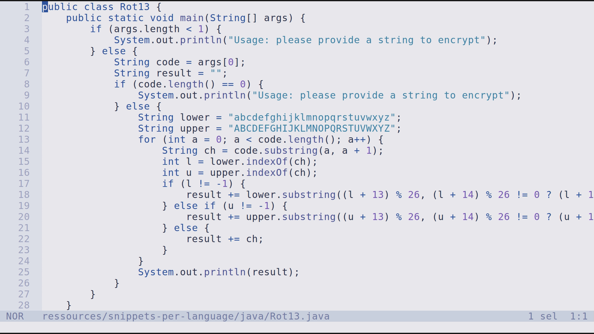 Rot13.java 