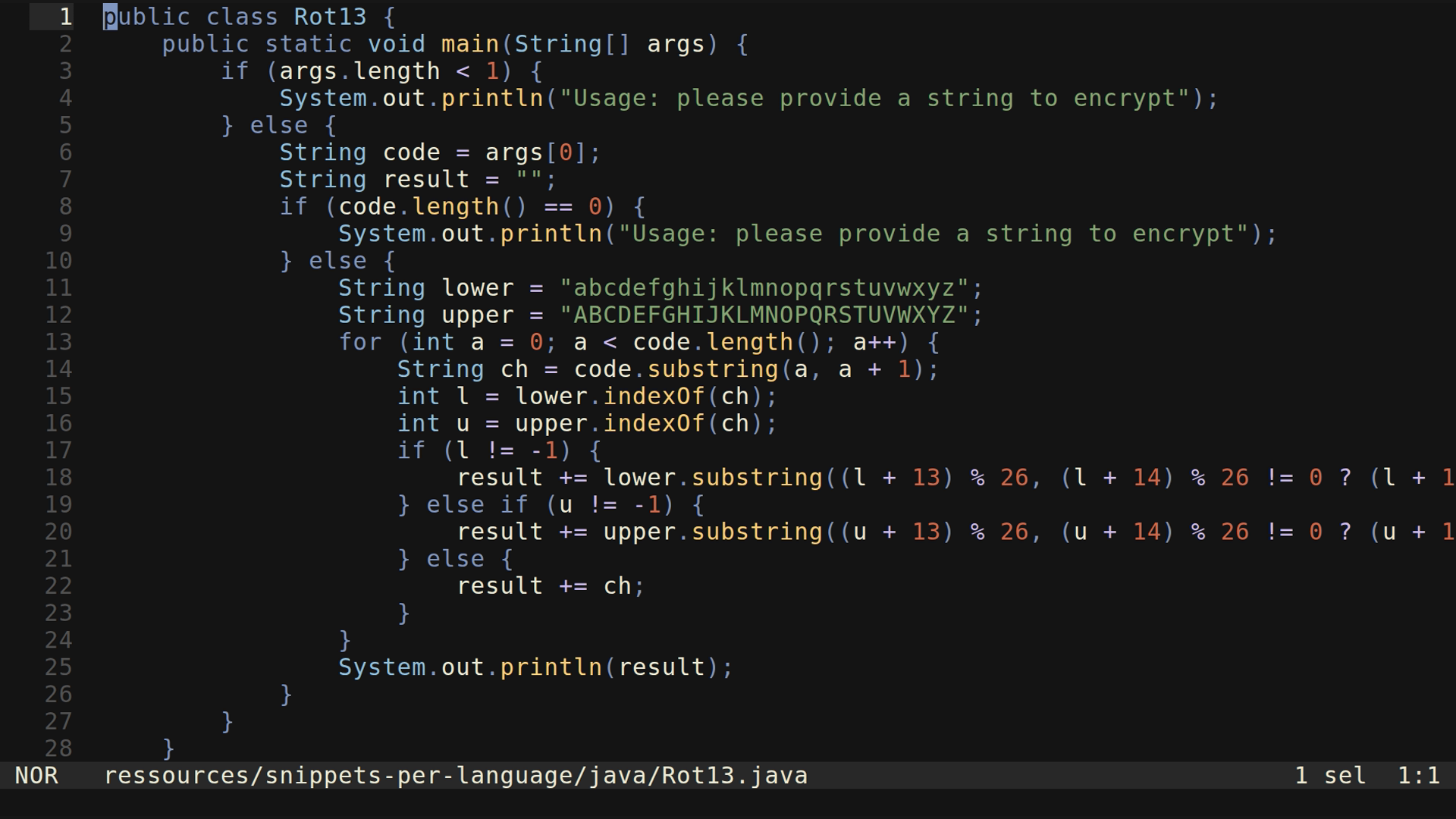 Rot13.java 