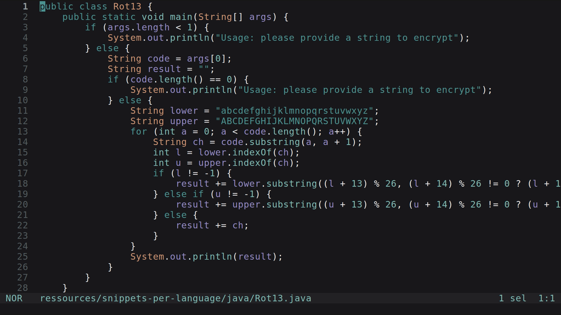Rot13.java 