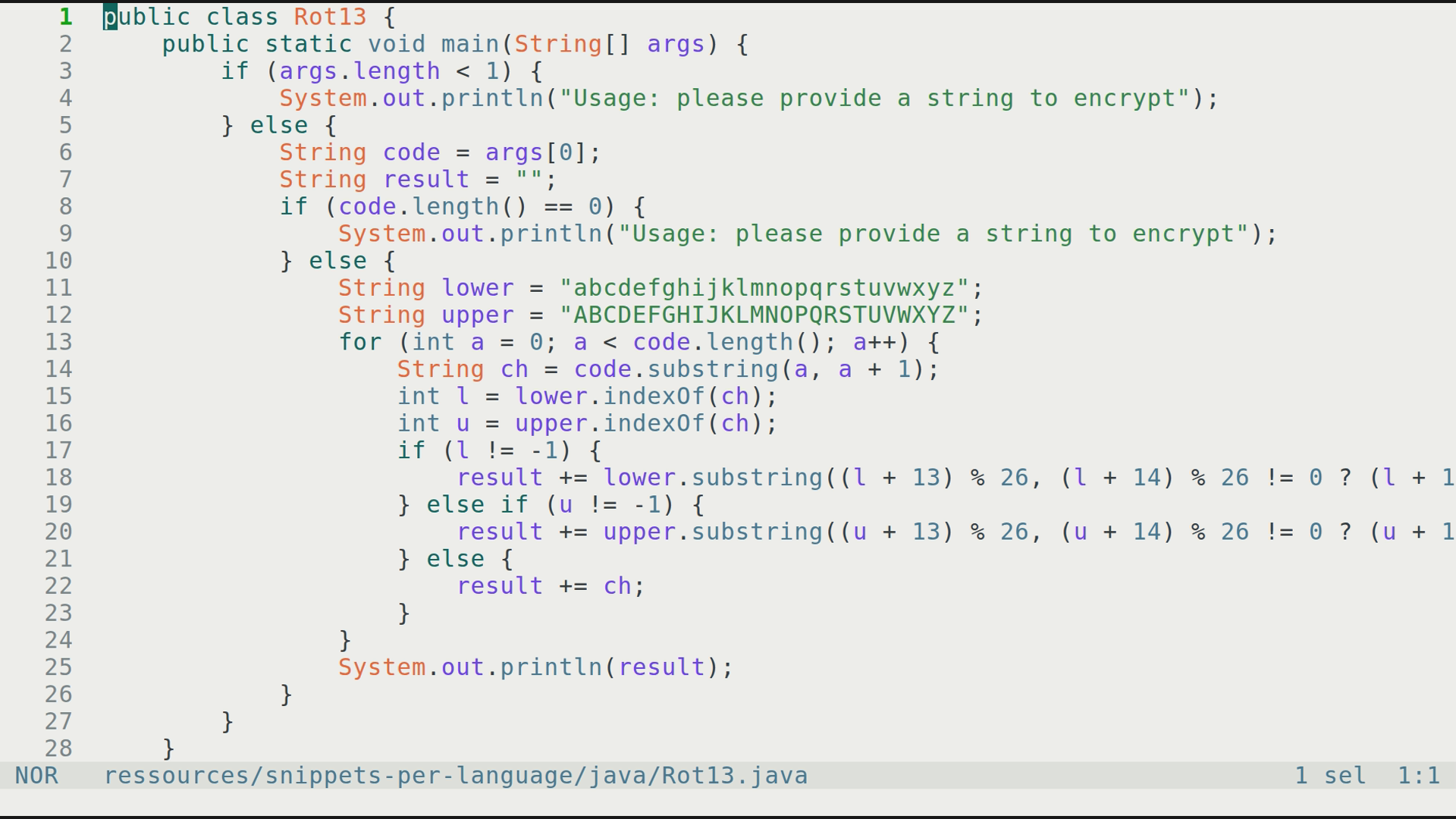 Rot13.java 
