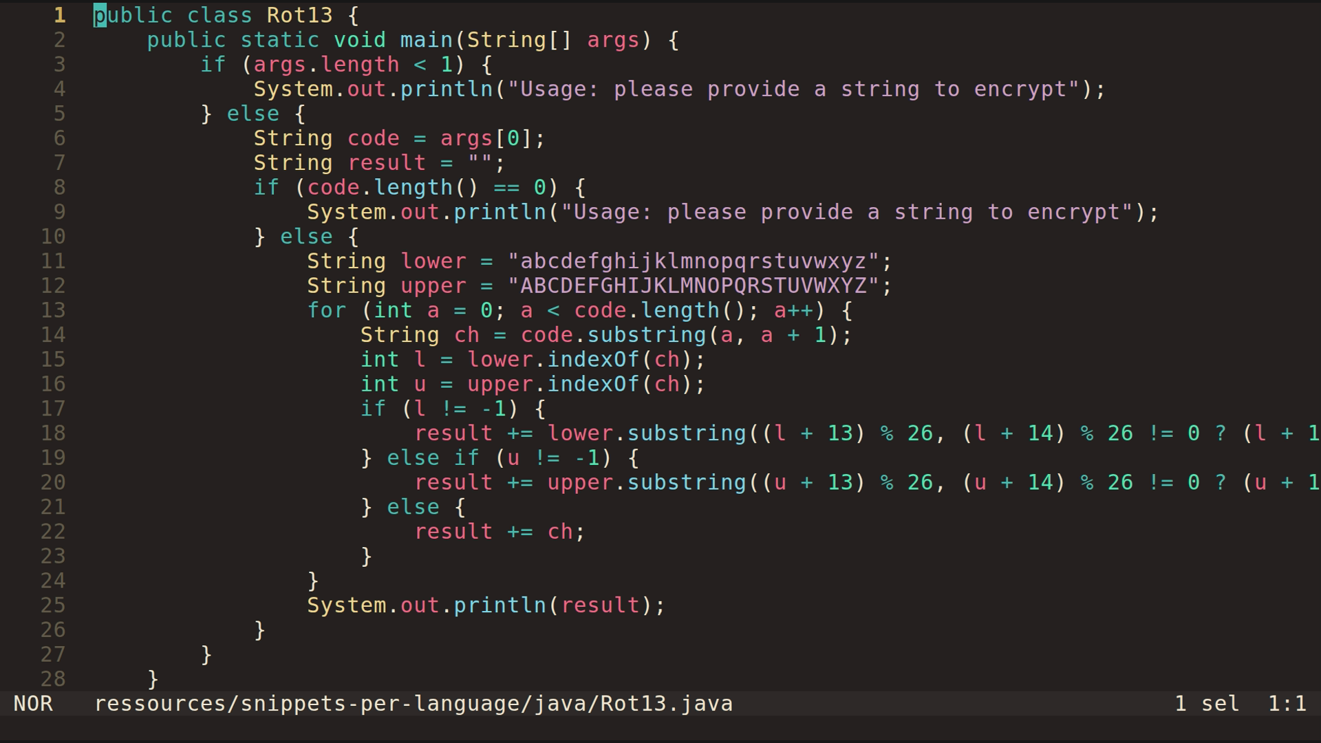 Rot13.java 