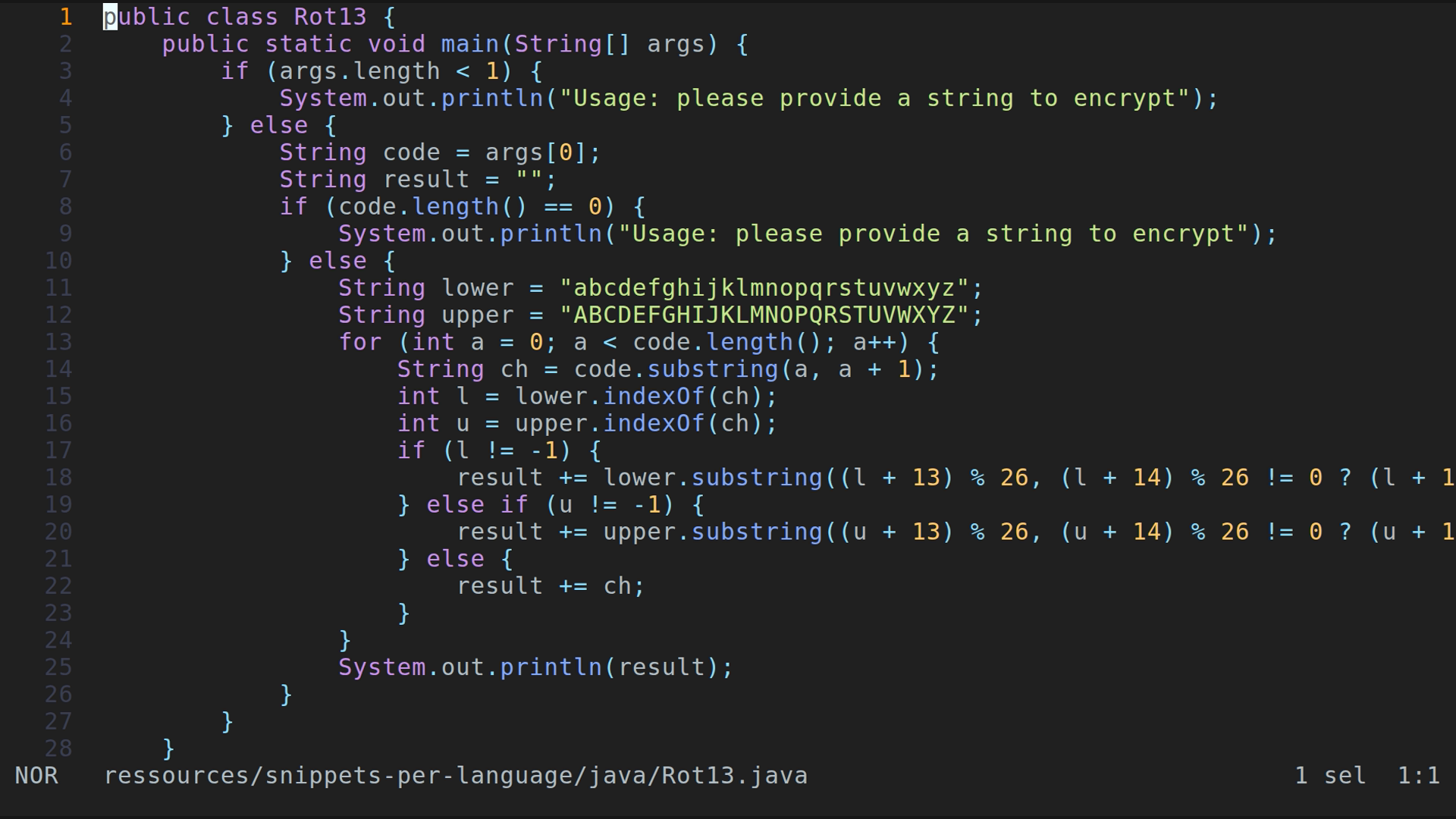 Rot13.java 