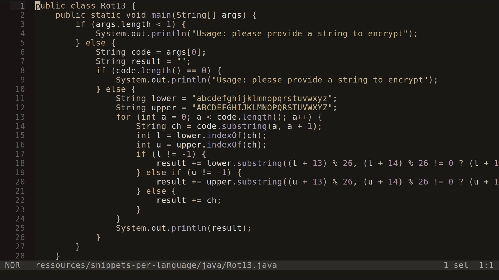 Rot13.java 