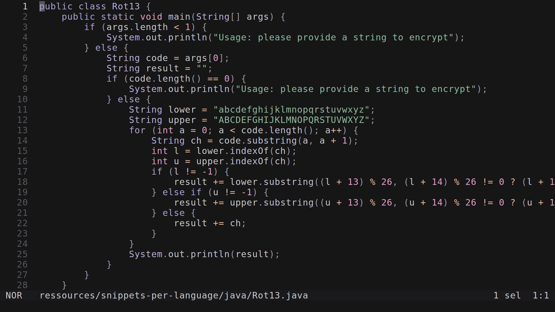 Rot13.java 