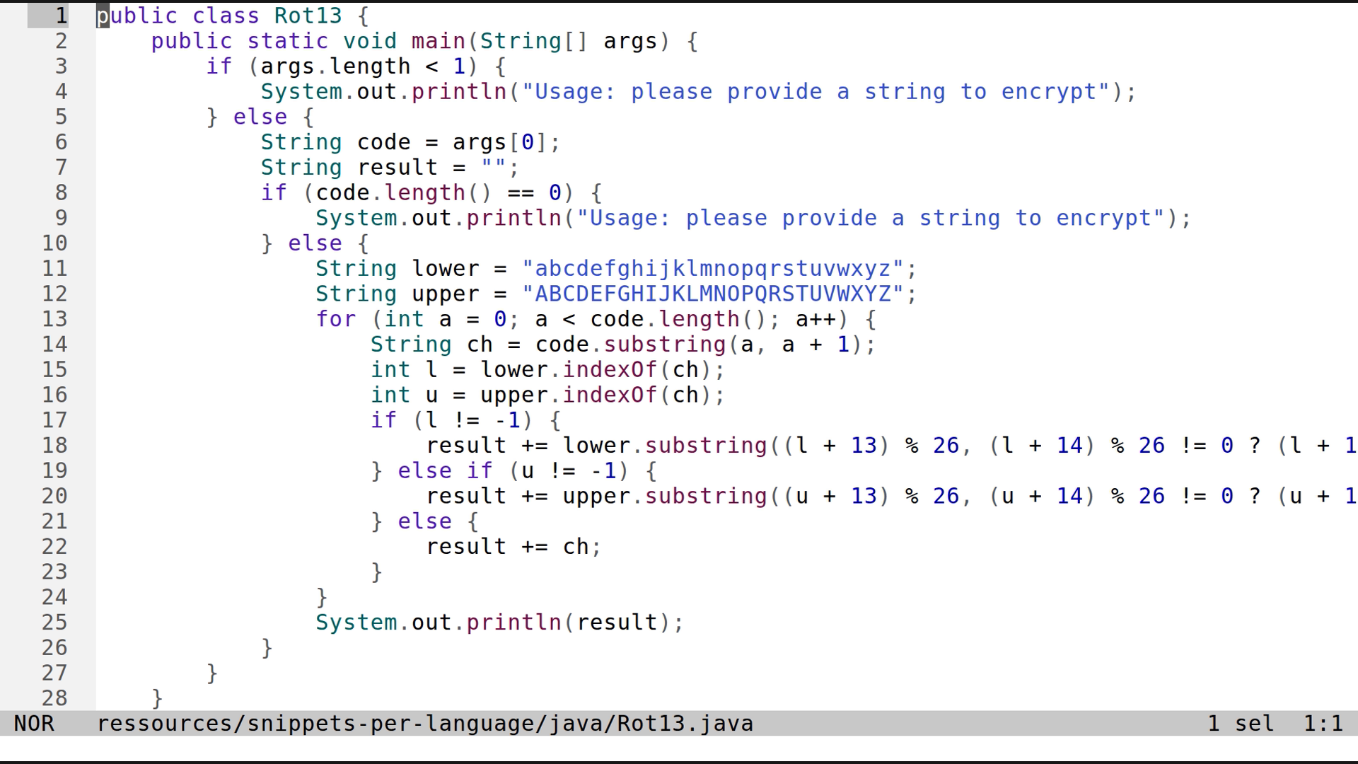 Rot13.java 