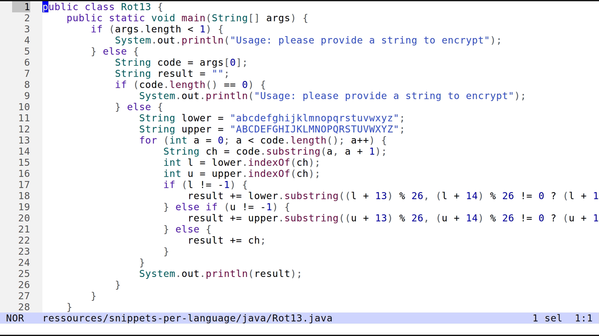 Rot13.java 