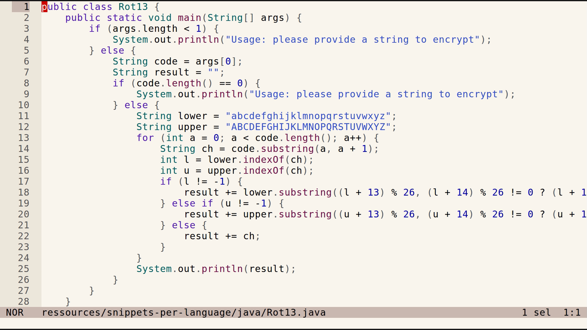 Rot13.java 