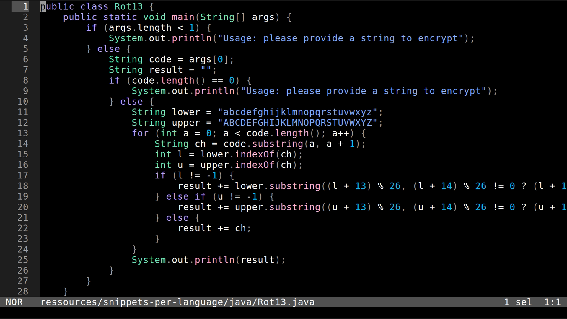 Rot13.java 