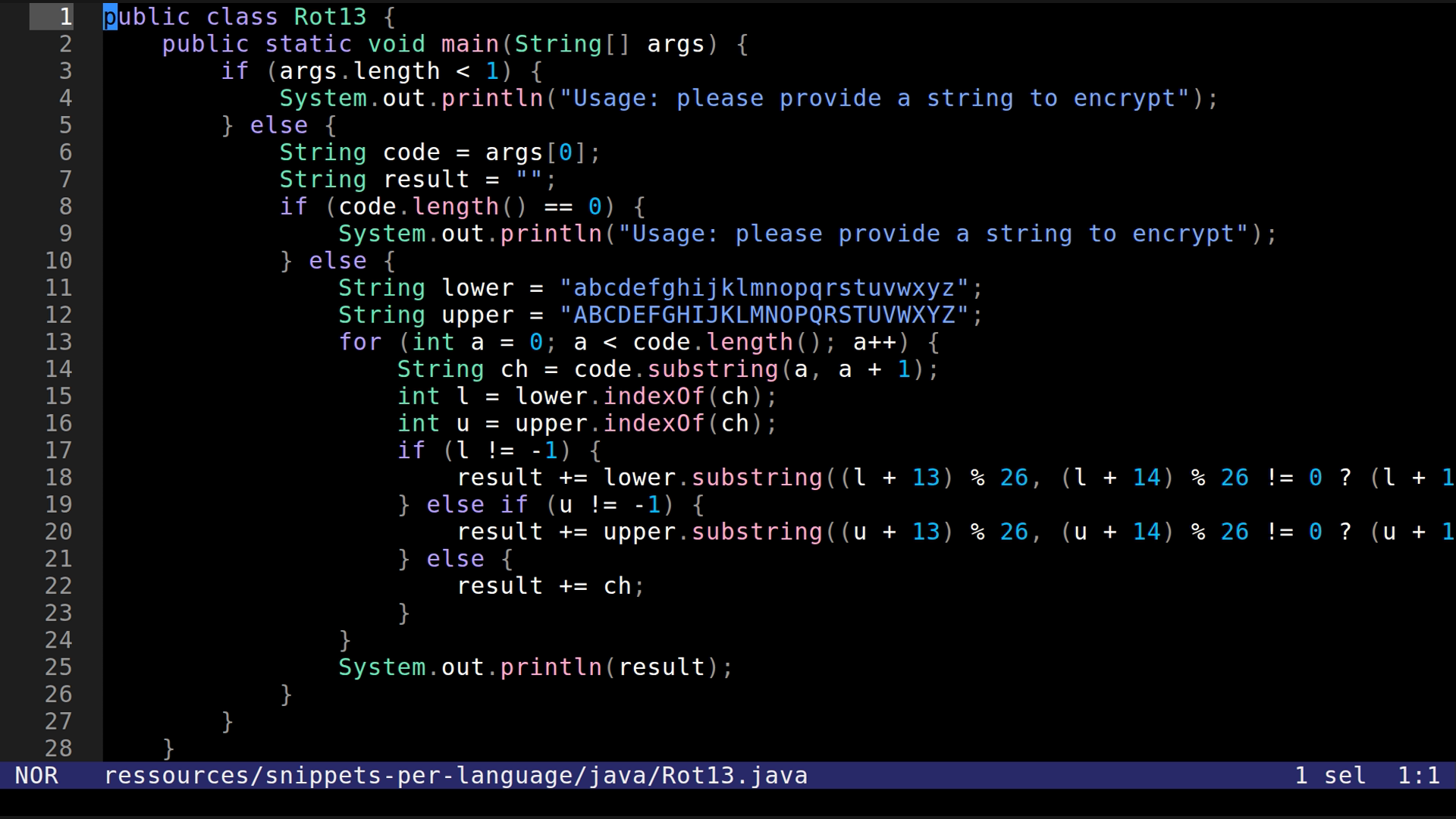 Rot13.java 