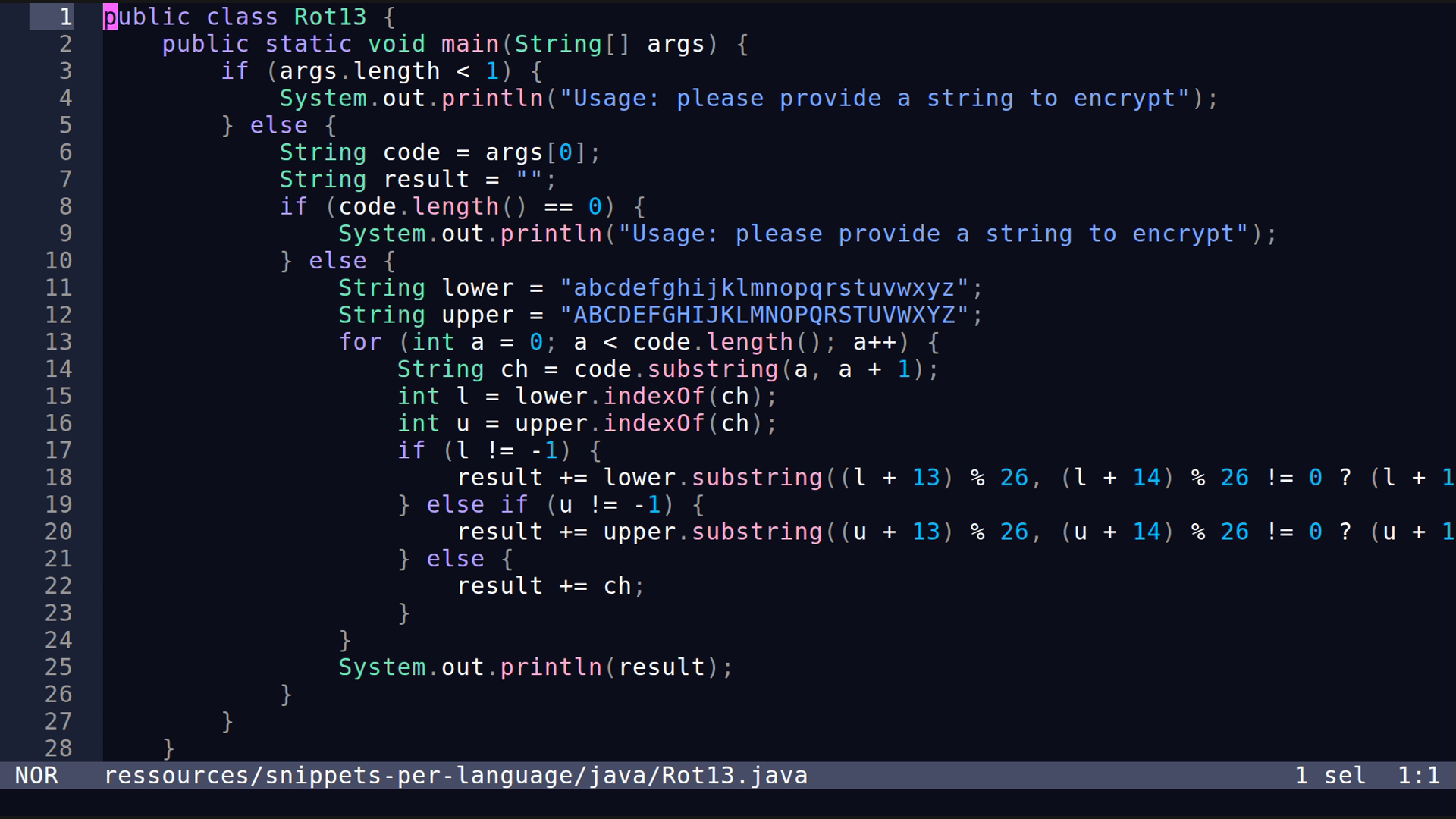 Rot13.java 