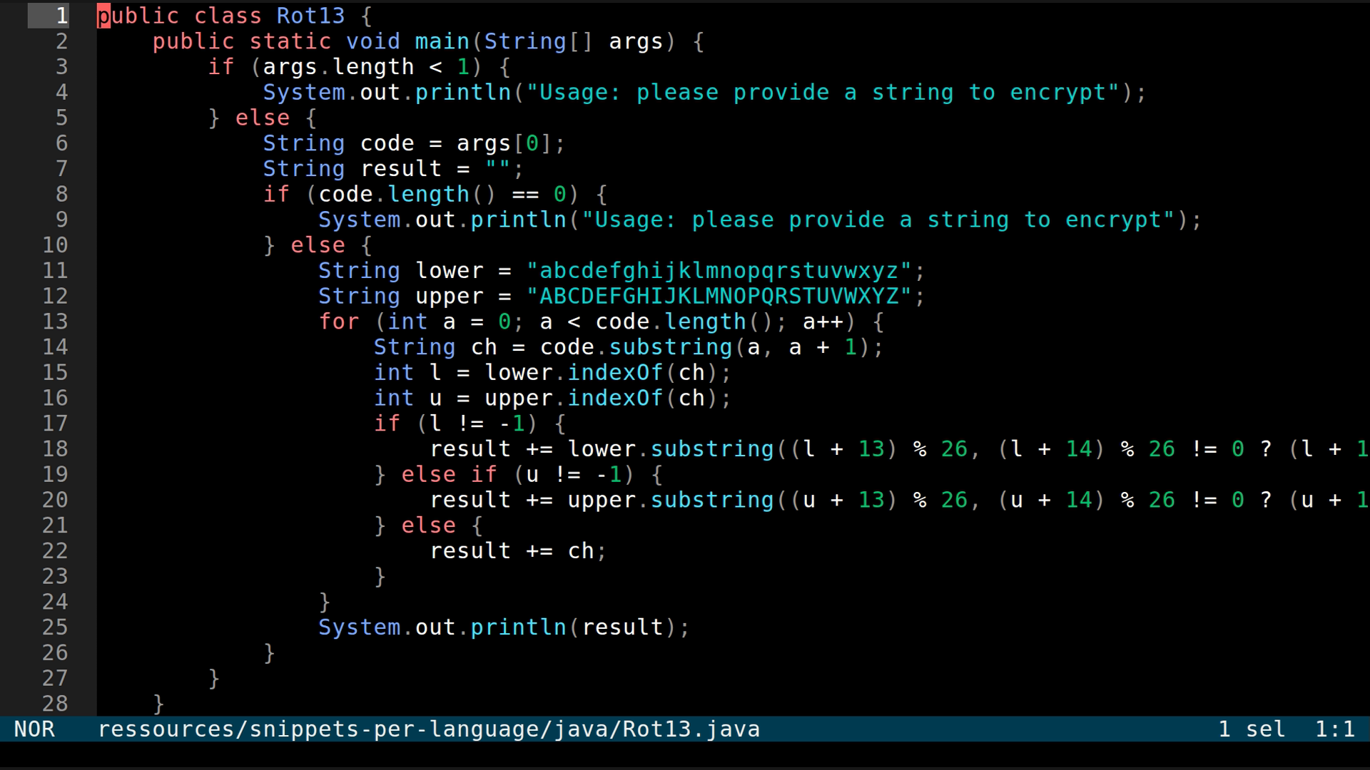 Rot13.java 